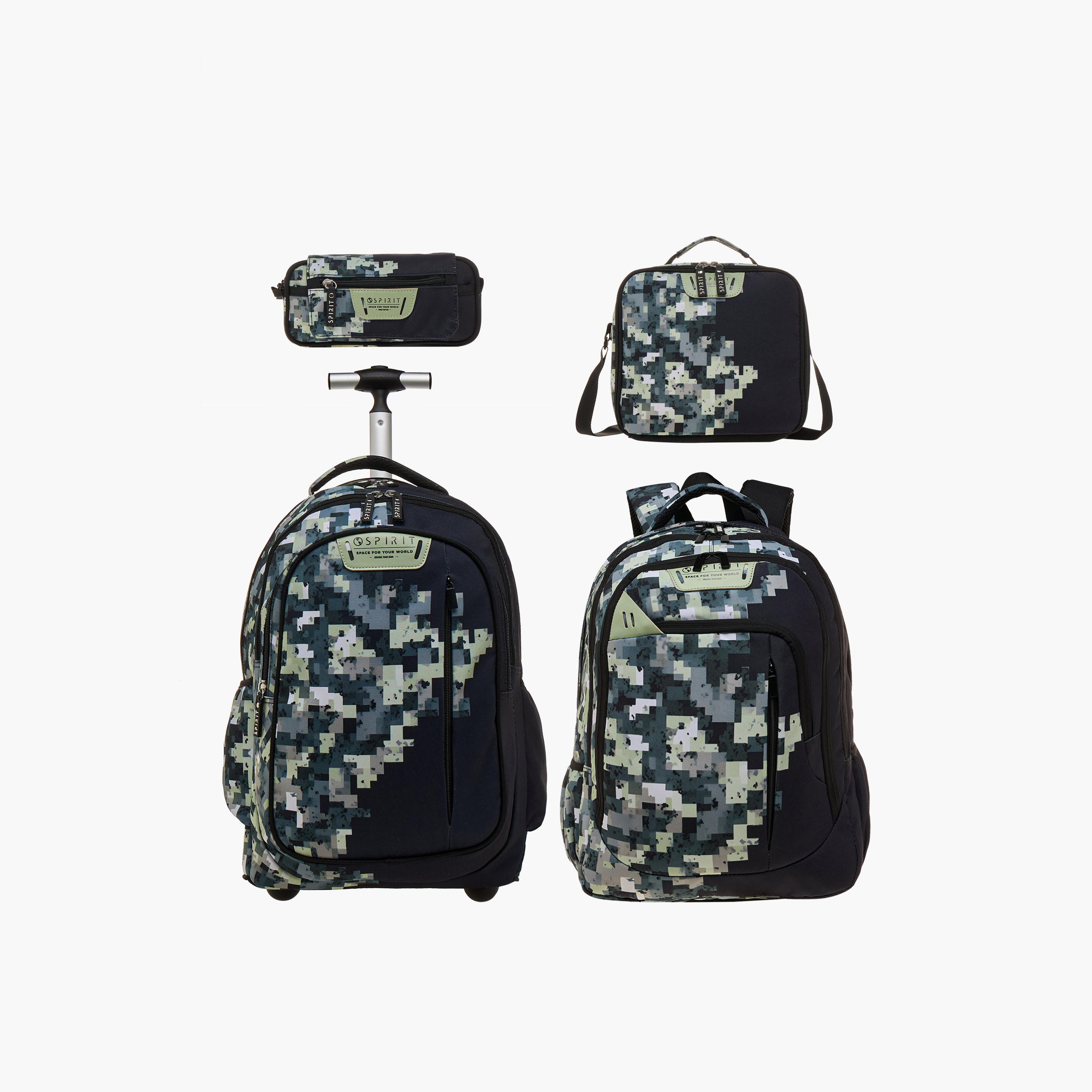 شنطة ترولي للأولاد 8-13 سنة بمقبض قابل للسحب وتصميم الأشكال من سبيريت -school-bagsandbackpacks-trolleybags-image-18