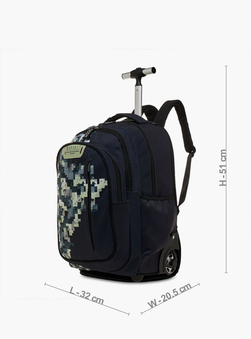شنطة ترولي للأولاد 8-13 سنة بمقبض قابل للسحب وتصميم الأشكال من سبيريت -school-bagsandbackpacks-trolleybags-image-4