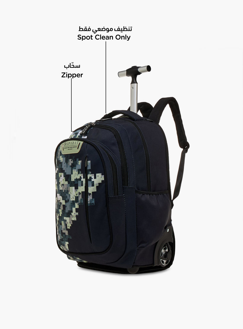 شنطة ترولي للأولاد 8-13 سنة بمقبض قابل للسحب وتصميم الأشكال من سبيريت -school-bagsandbackpacks-trolleybags-image-8