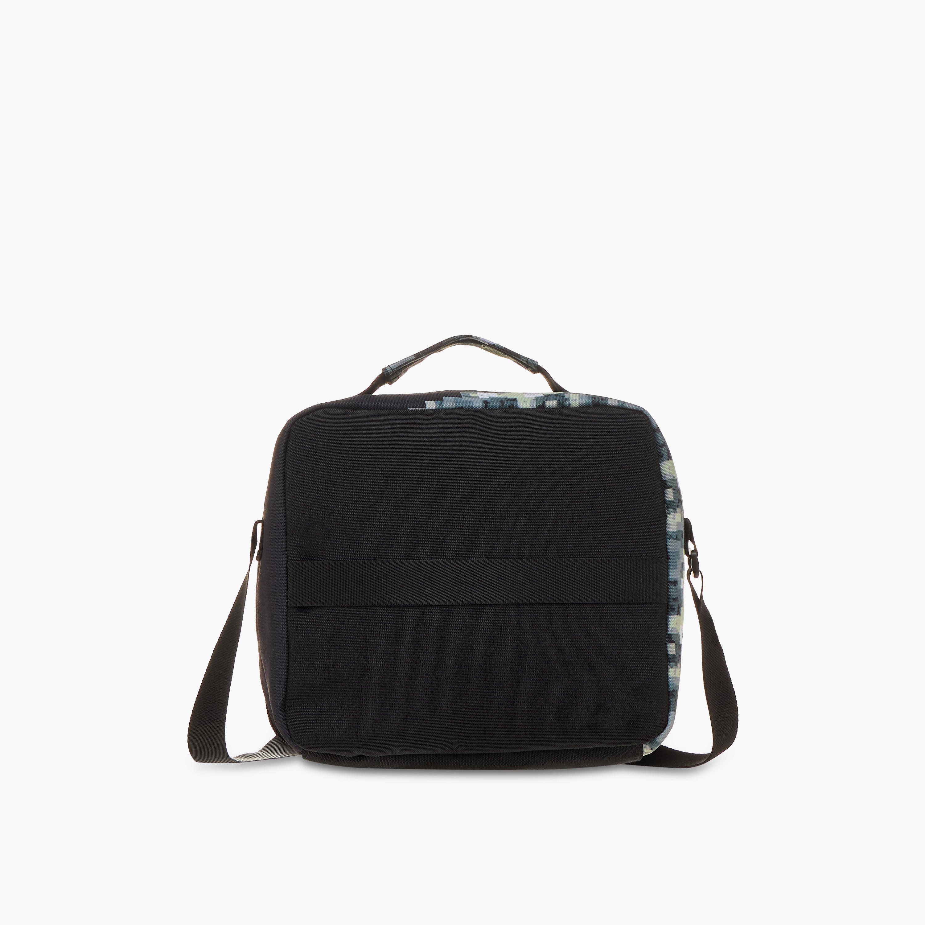 Spirit Pixel Print Lunch Bag with Adjustable Strap and Zip Closure-school-lunchessentials-lunchbags-image-3