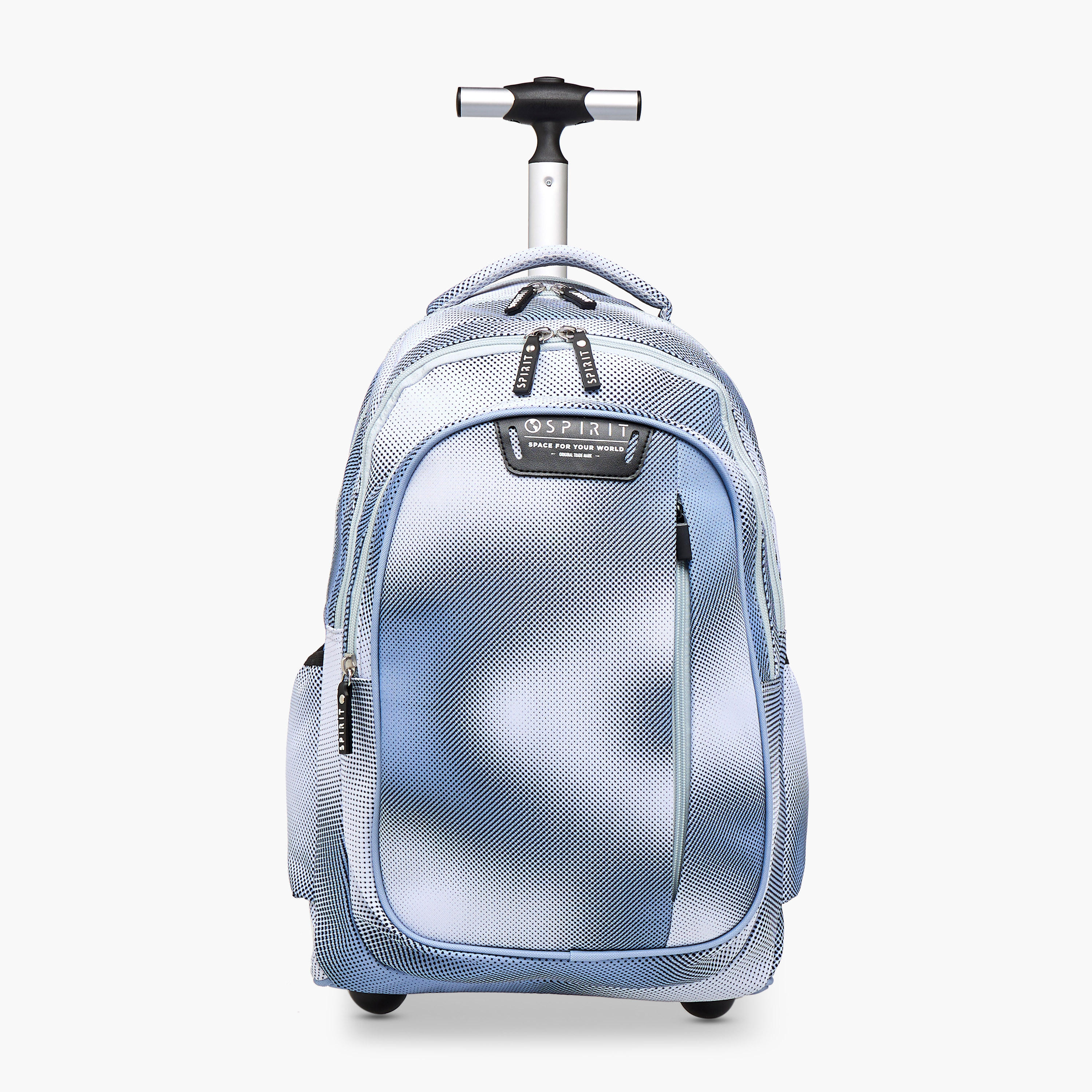 Spirit Striped Trolley Bag for Boys 8-13 Years with Retractable Handle -school-bagsandbackpacks-trolleybags-image-1
