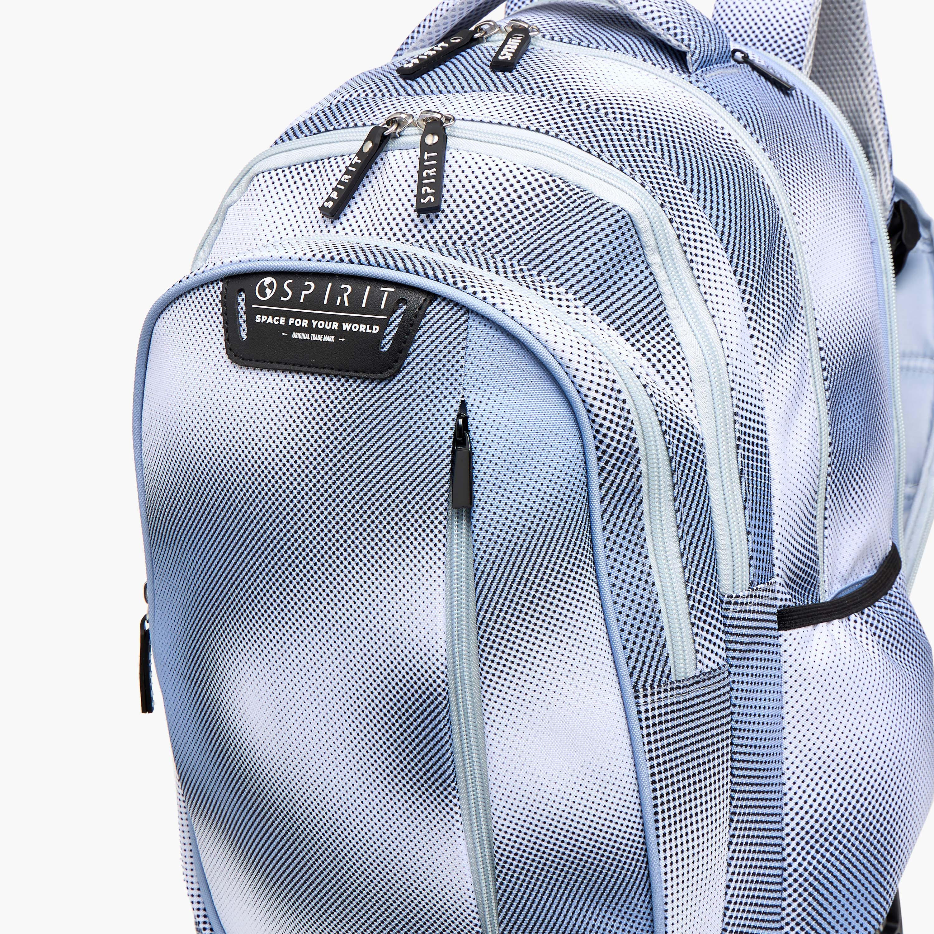 Spirit Striped Trolley Bag for Boys 8-13 Years with Retractable Handle -school-bagsandbackpacks-trolleybags-image-12