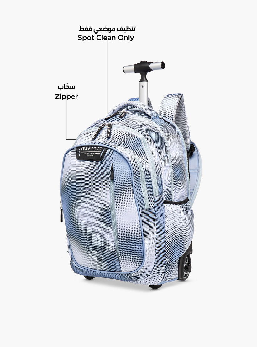 Spirit Striped Trolley Bag for Boys 8-13 Years with Retractable Handle -school-bagsandbackpacks-trolleybags-image-8