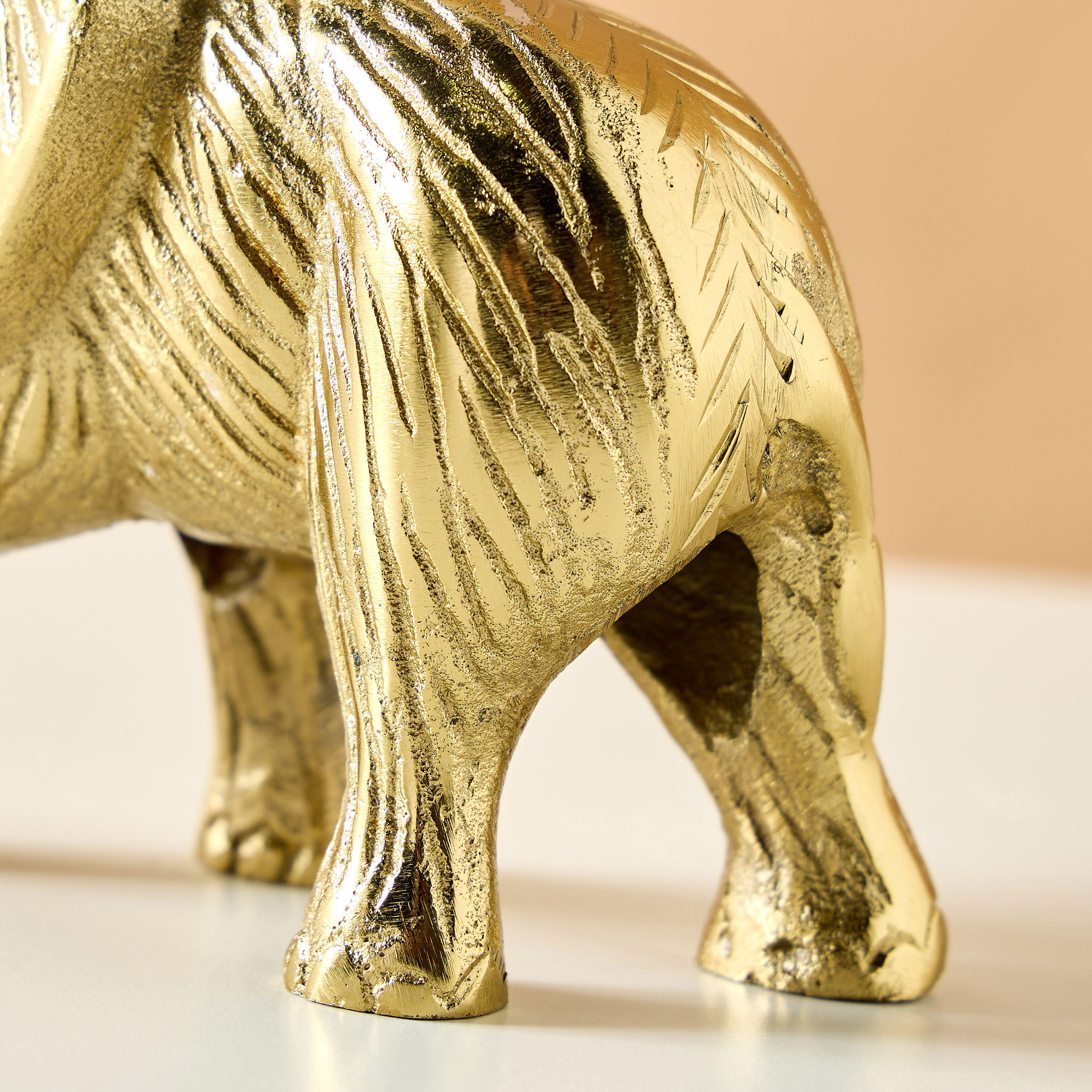 Decorative Elephant Sculpture - 18x7x18 cms-household-decor-decorativeobjectsandsculptures-image-3