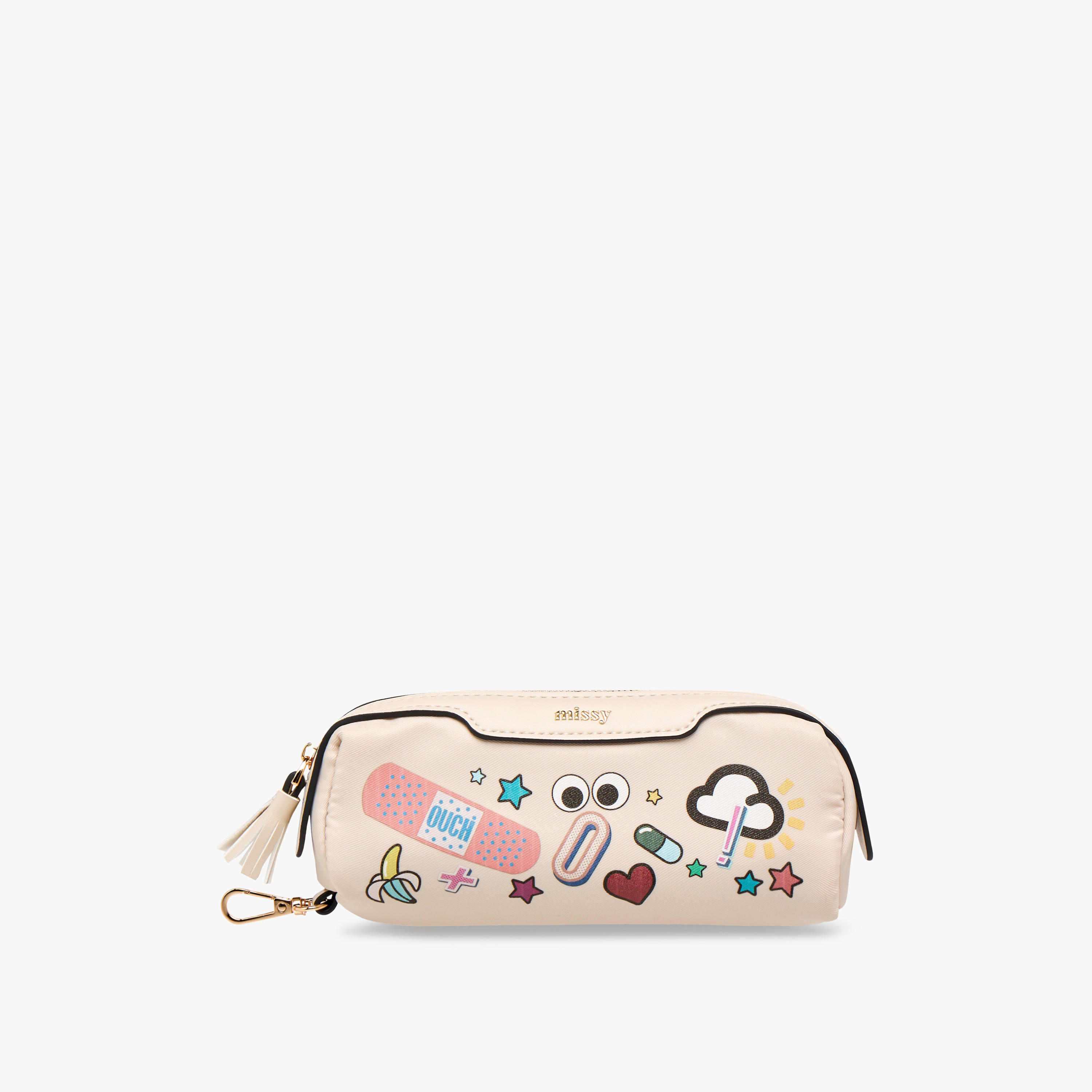 Missy Solid Backpack with Adjustable Straps and Detachable Pencil Pouch - 28x16x36 cm-women-bagsandwallets-backpacks-image-10