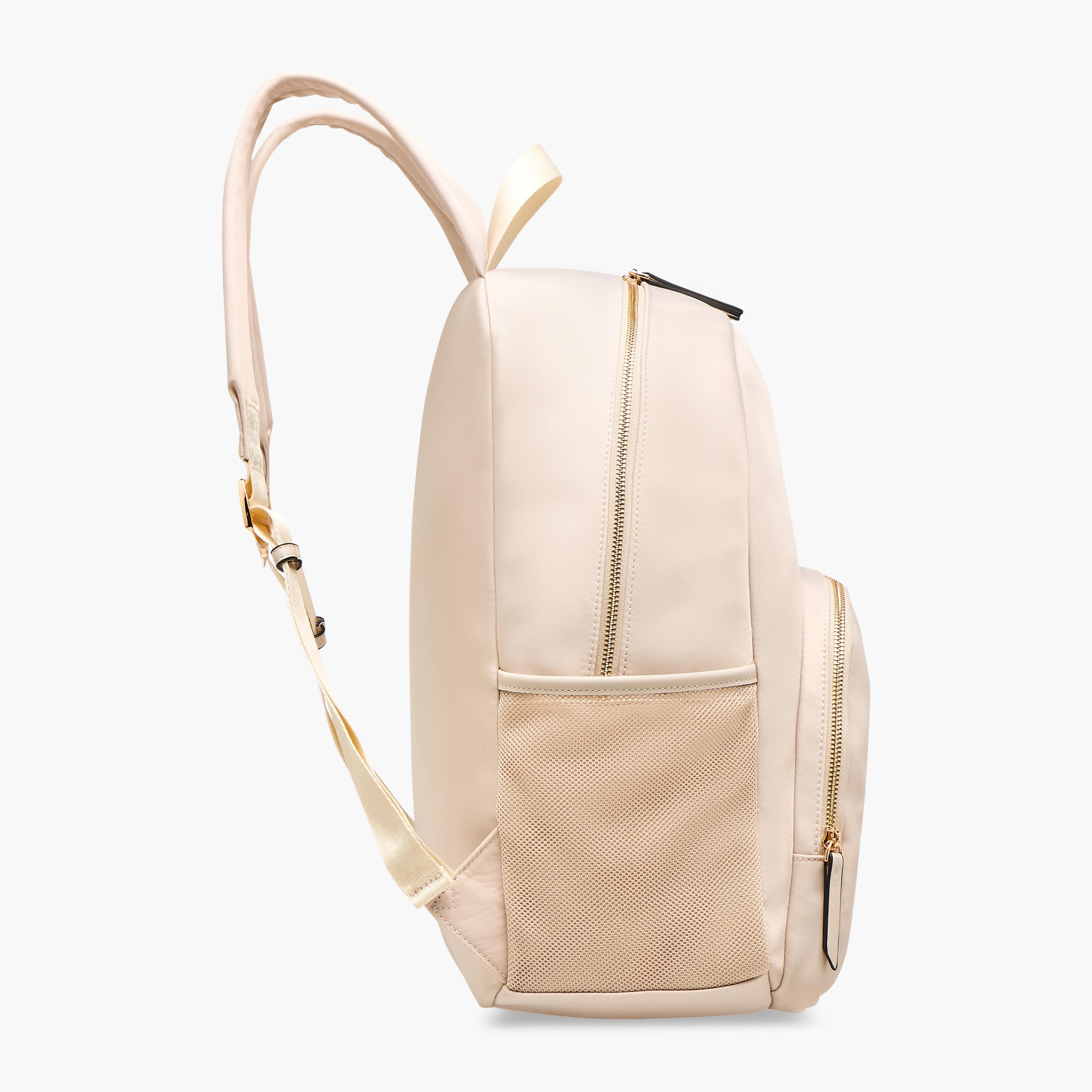 Missy Solid Backpack with Adjustable Straps and Detachable Pencil Pouch - 28x16x36 cm-women-bagsandwallets-backpacks-image-3