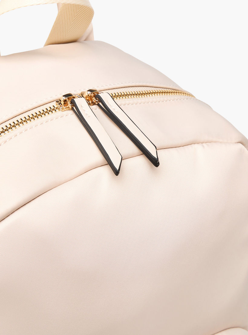 Missy Solid Backpack with Adjustable Straps and Detachable Pencil Pouch - 28x16x36 cm-women-bagsandwallets-backpacks-image-7
