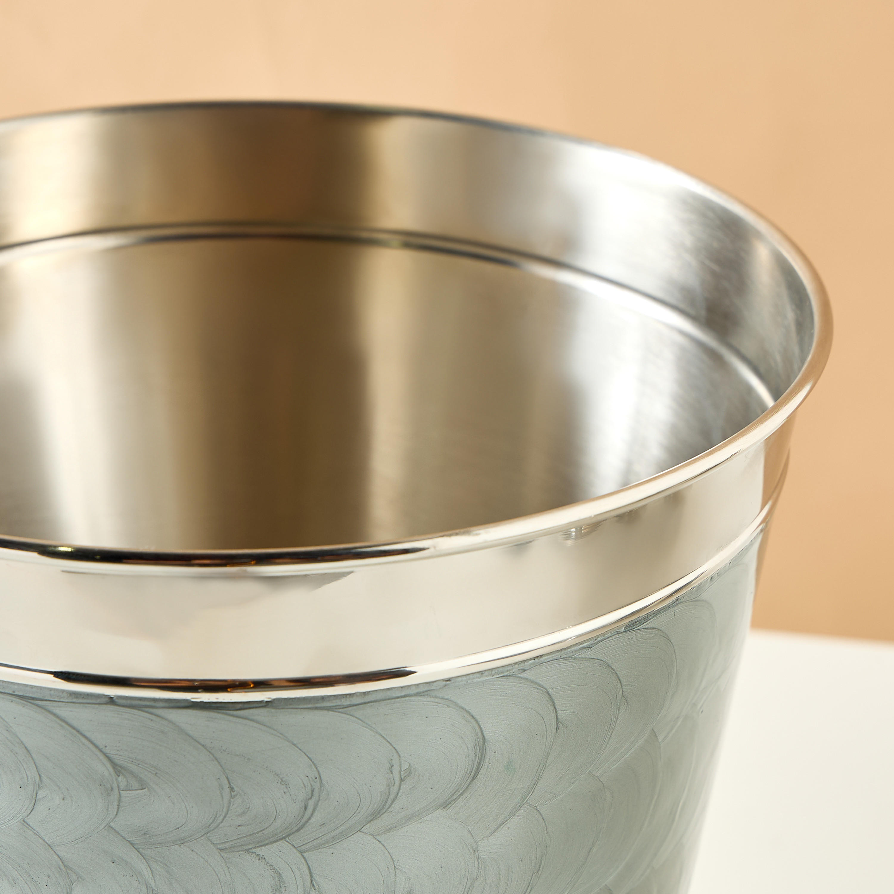 Enamelled Stainless Steel Waste Bin-household-bathandlaundry-wastebinsandaccessories-image-3