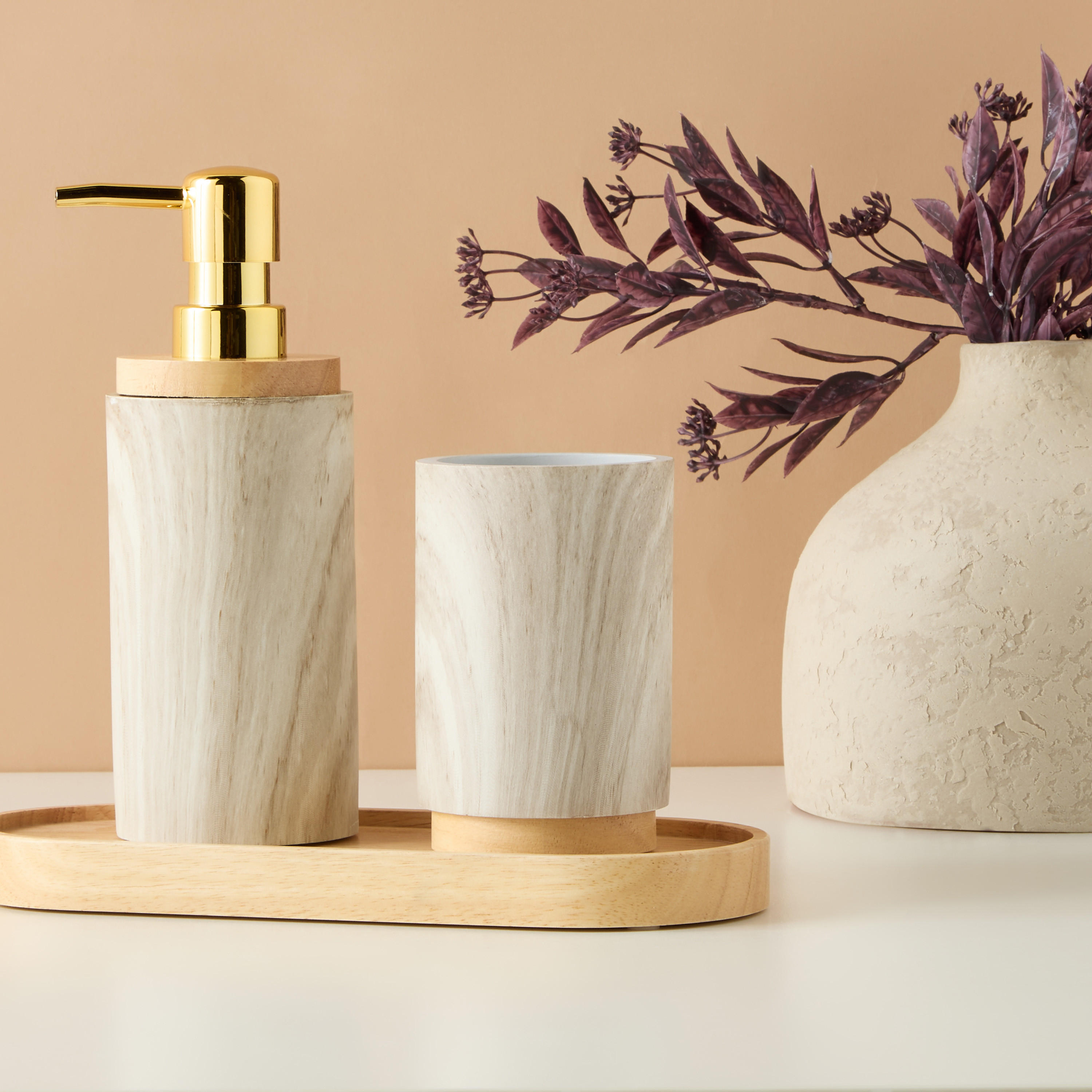 Scandi Luxe Tumbler-household-bathandlaundry-bathaccessories-toothbrushholdersandtumblers-image-1