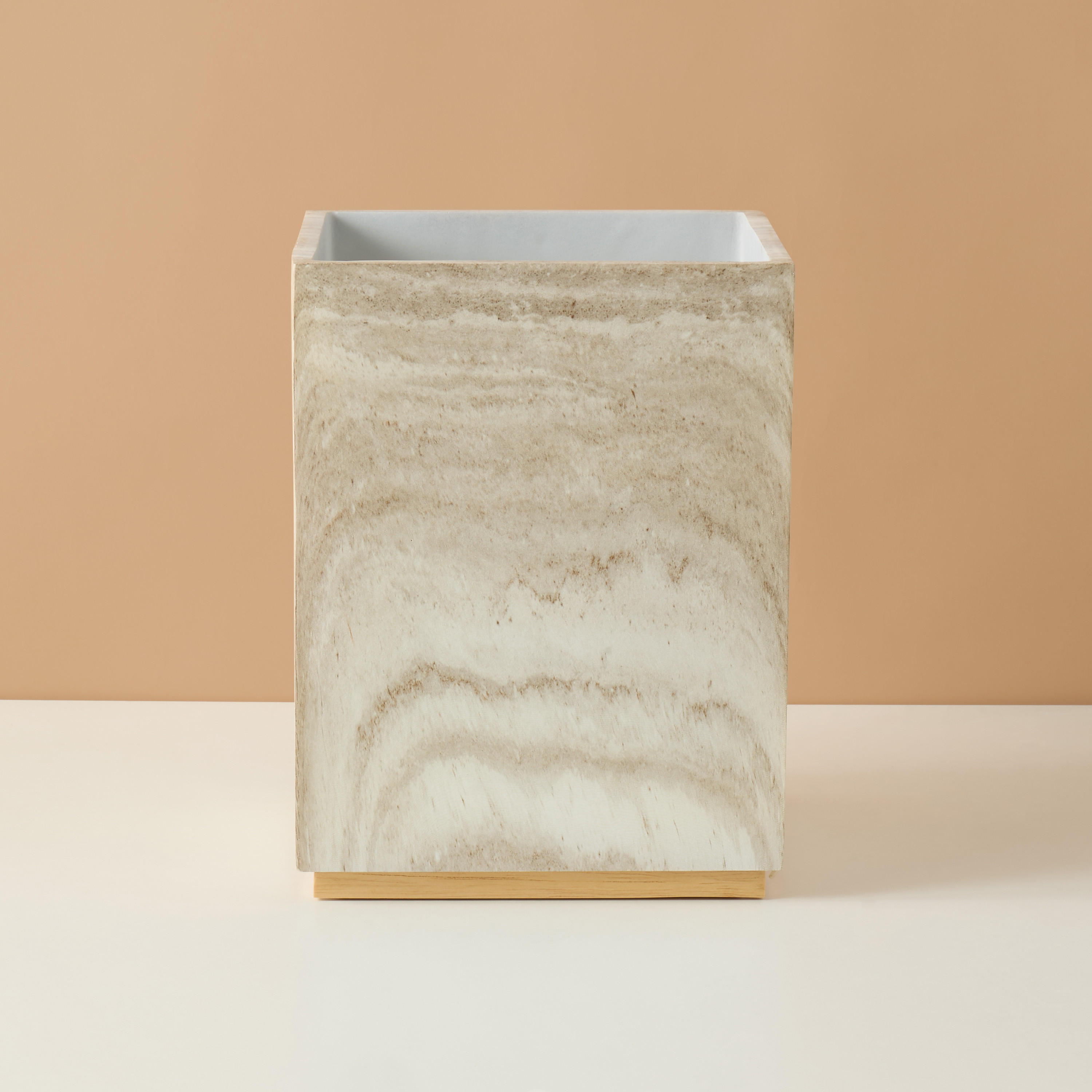 Scandi Luxe Polyresin Waste Bin-household-bathandlaundry-wastebinsandaccessories-image-2