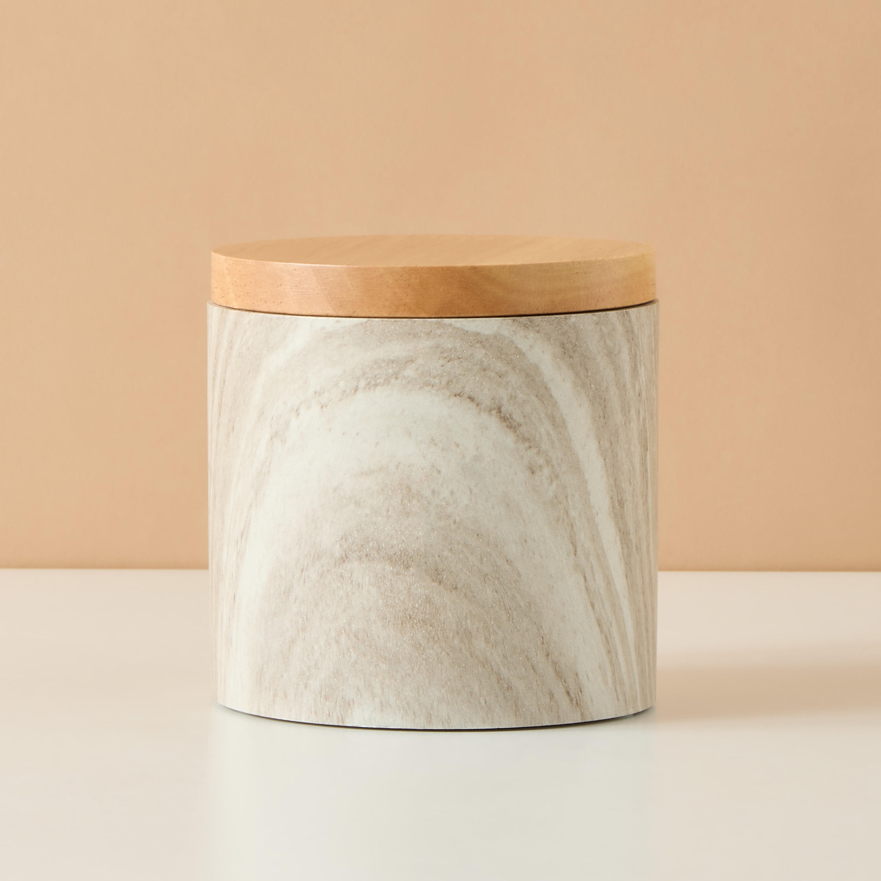 Scandi Luxe Polyresin Cotton Jar-household-bathandlaundry-bathaccessories-tissueboxesandcottonjars-image-2