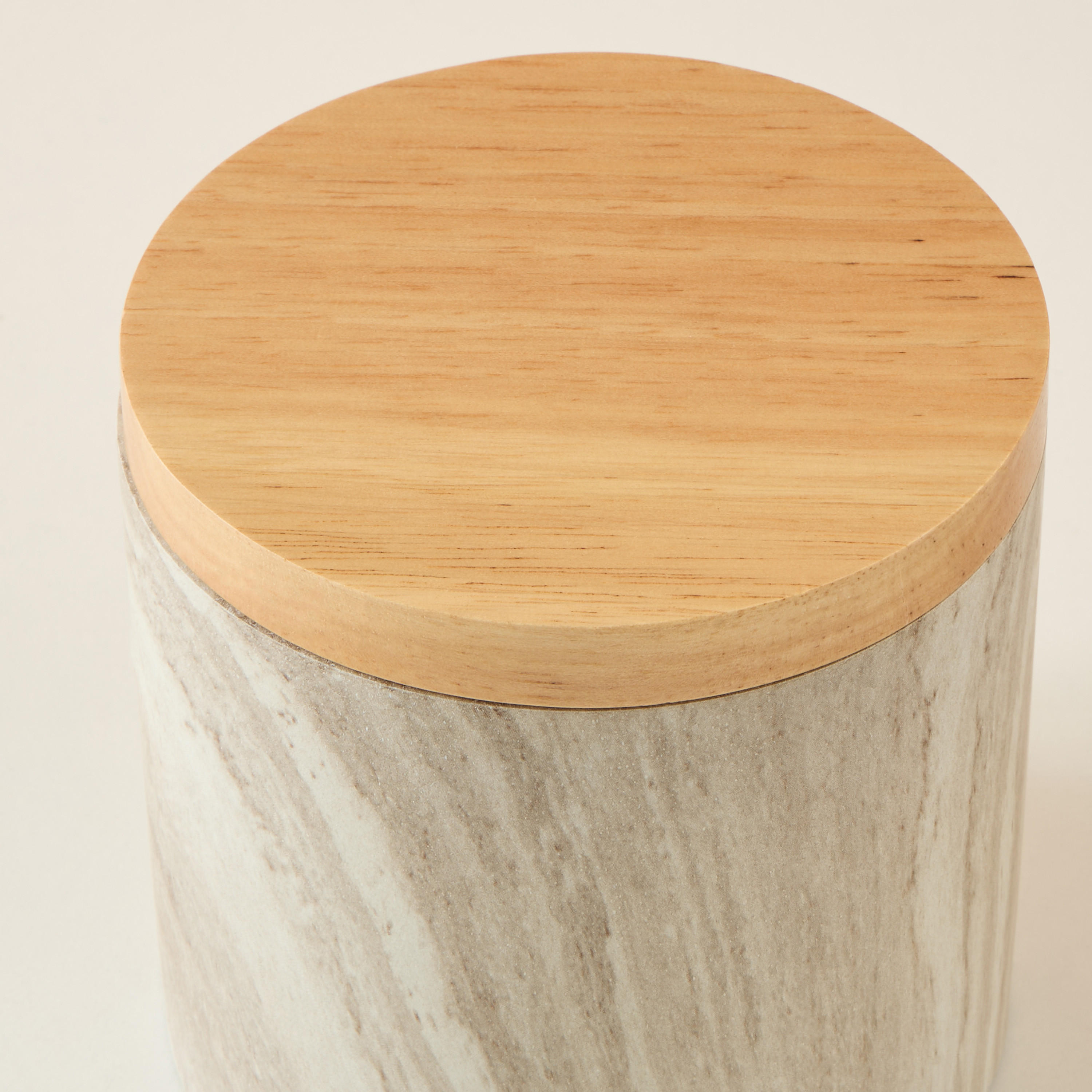 Scandi Luxe Polyresin Cotton Jar-household-bathandlaundry-bathaccessories-tissueboxesandcottonjars-image-4