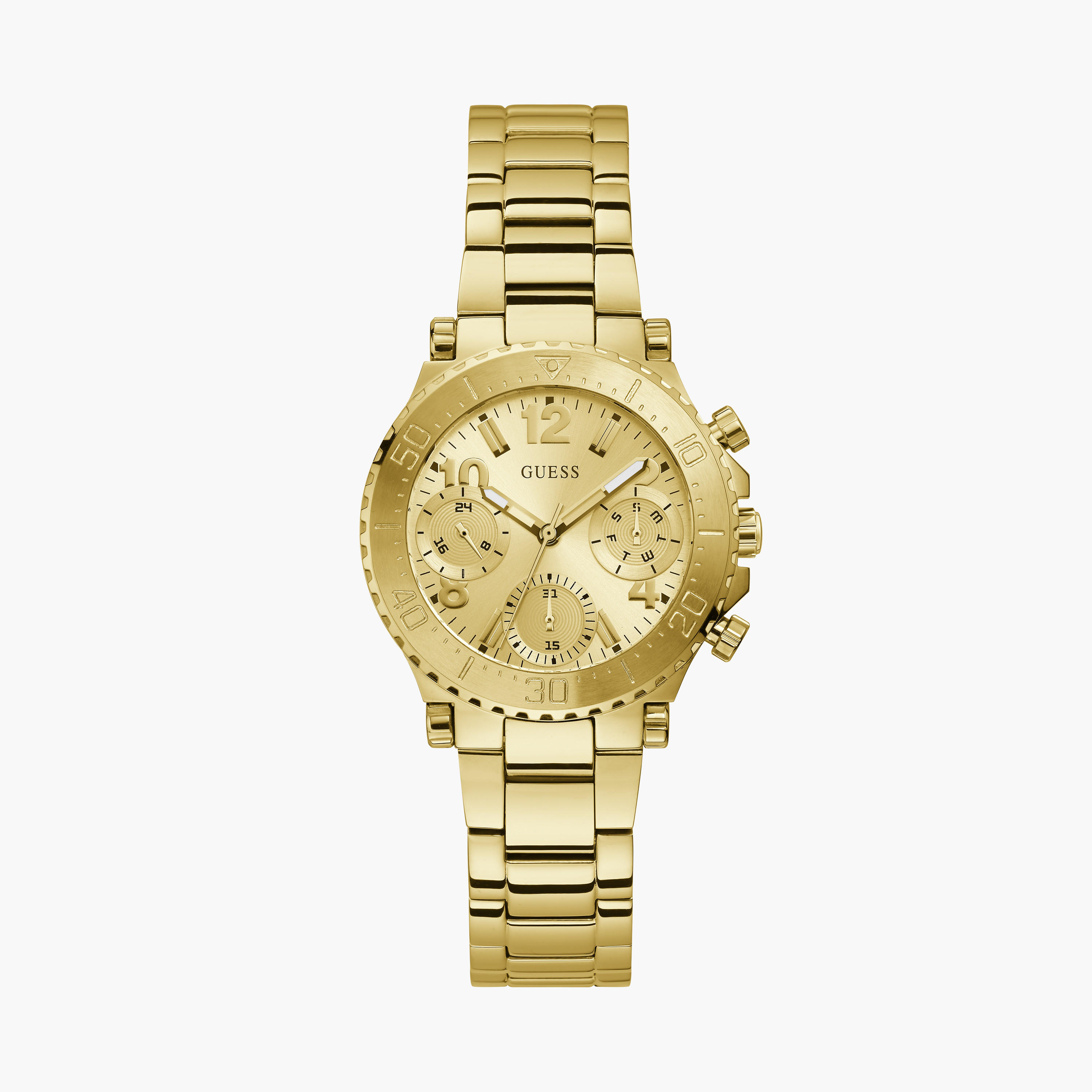 Guess Women's 36 MM Gold Chronograph Stainless Steel Watch GW0465L1-women-watchesandjewellery-watches-image-1