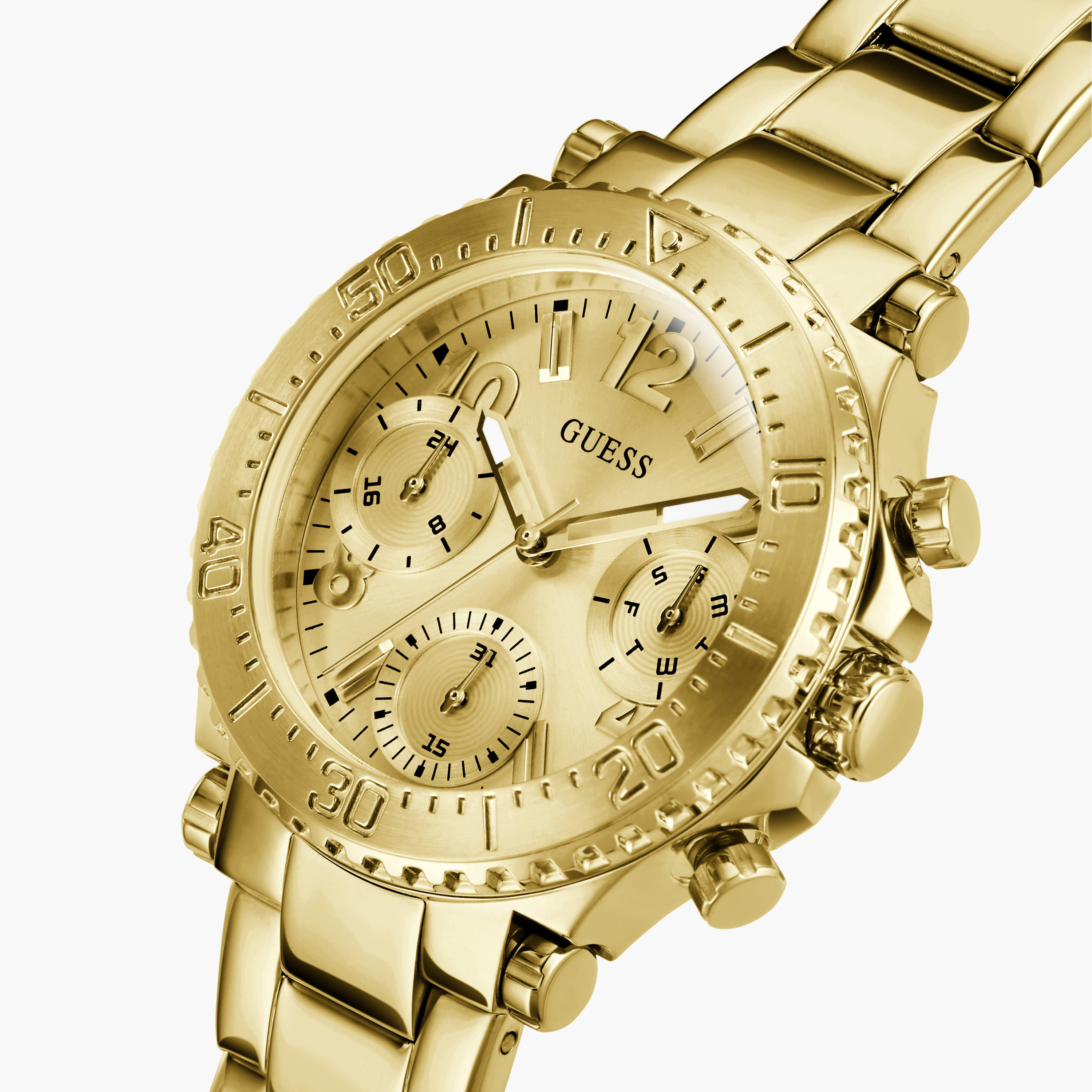 Guess Women's 36 MM Gold Chronograph Stainless Steel Watch GW0465L1-women-watchesandjewellery-watches-image-4