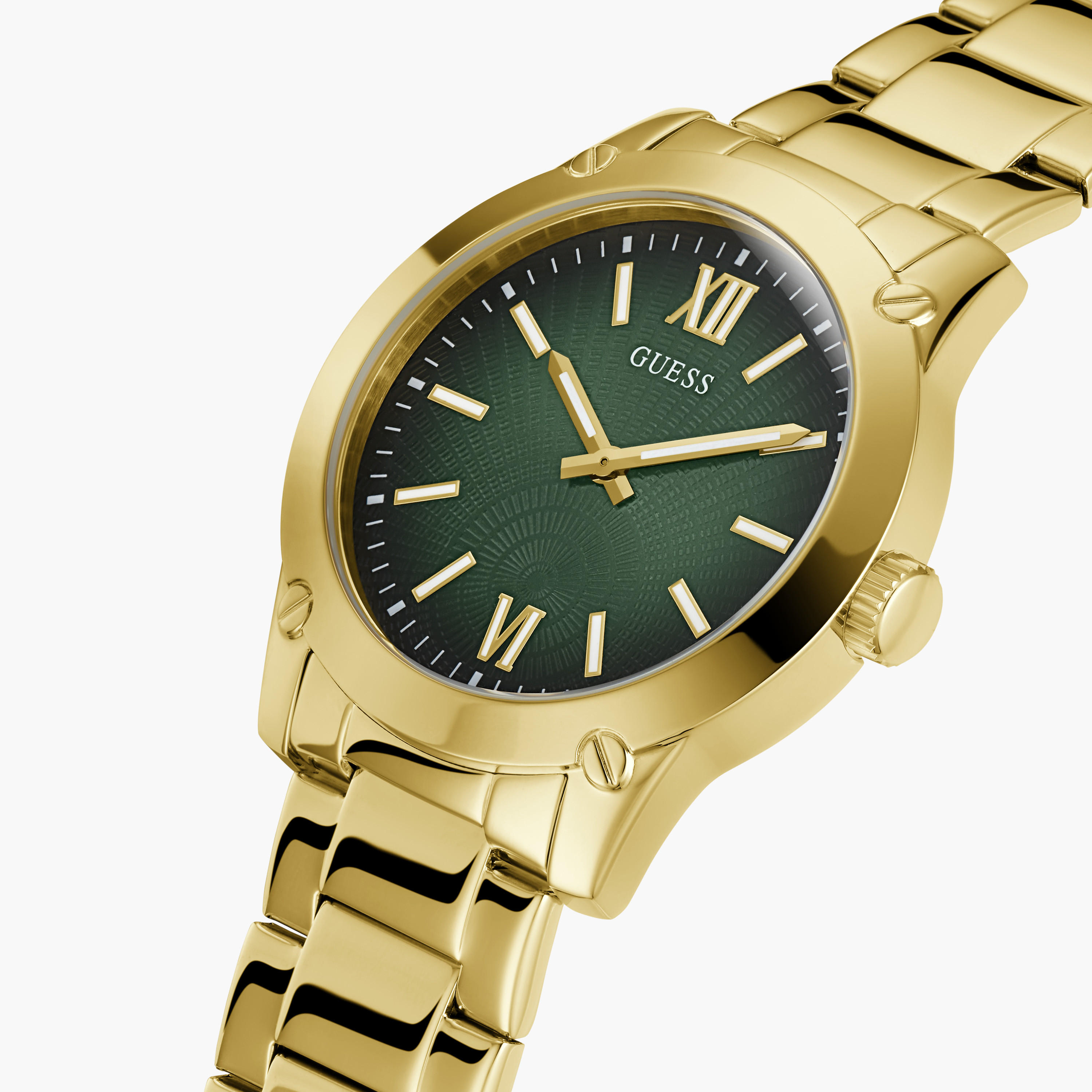 Guess Men's 44 MM Gold Analog Stainless Steel Watch GW0574G2-men-watchesandjewellery-watches-image-4