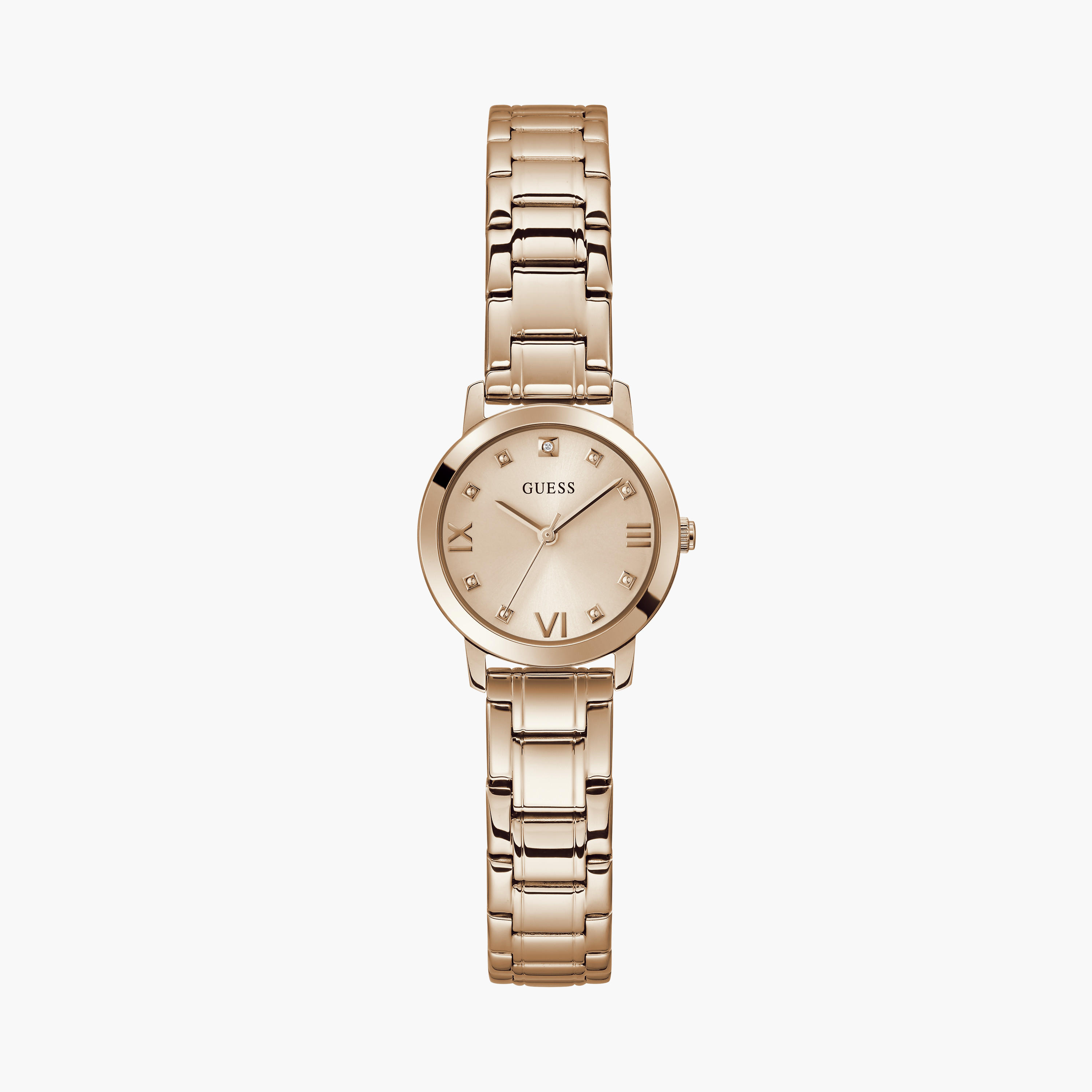 Guess Women's 28 MM Gold Analog Stainless Steel Watch GW0532L5-women-watchesandjewellery-watches-image-1