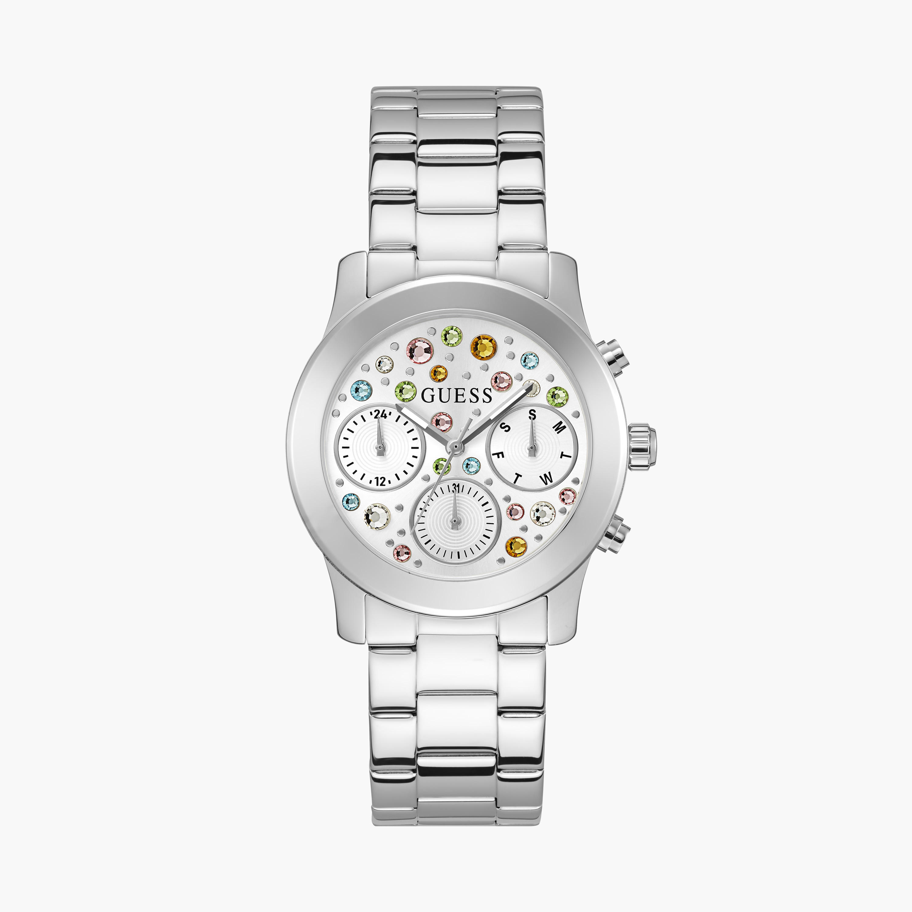 غيس- ساعة نسائية كرونوغراف مقاس 38 مم ستانلس ستيلGW0559L1-women-watchesandjewellery-watches-image-1