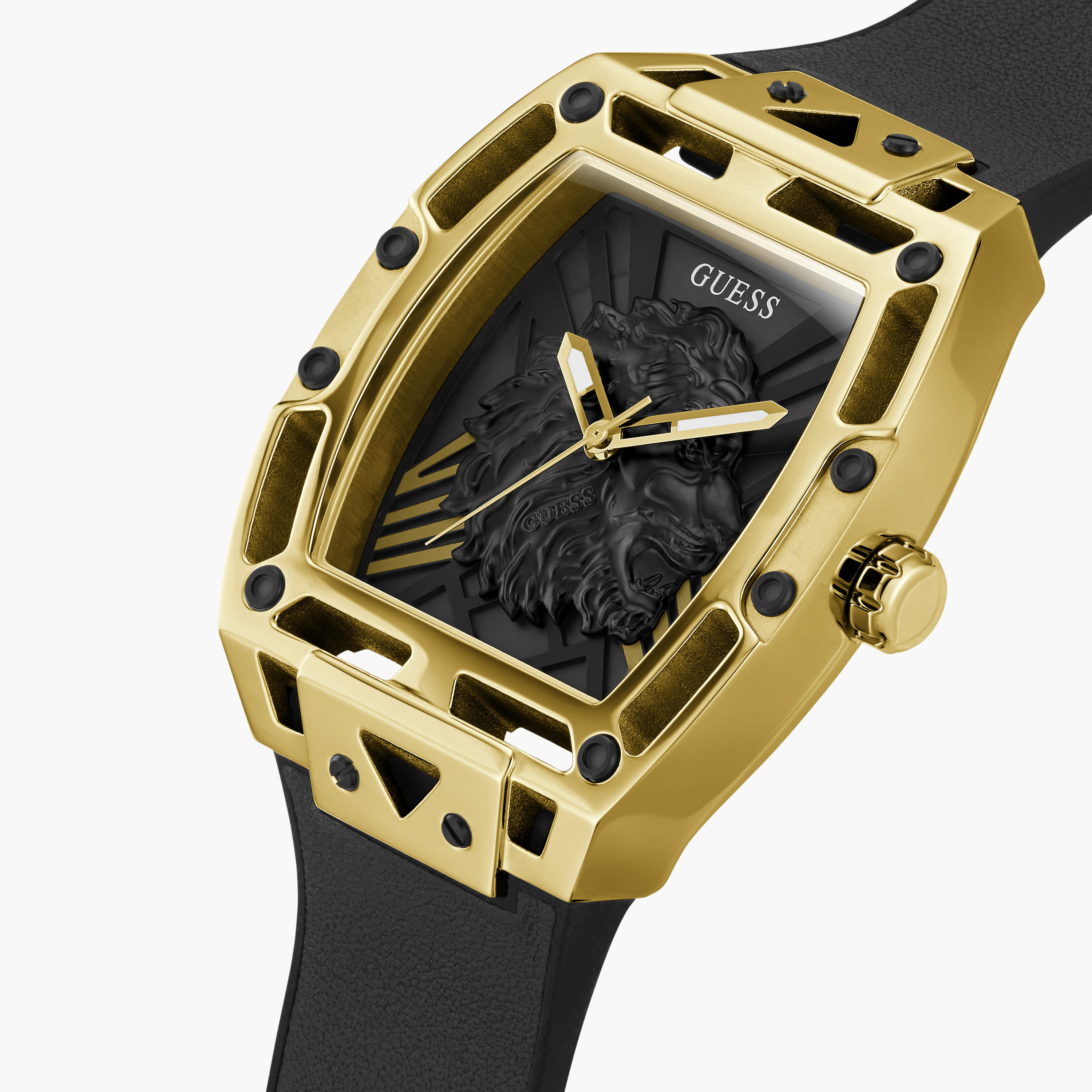 Guess Men's 44 MM Black Analog Watch GW0595G1-men-watchesandjewellery-watches-image-4
