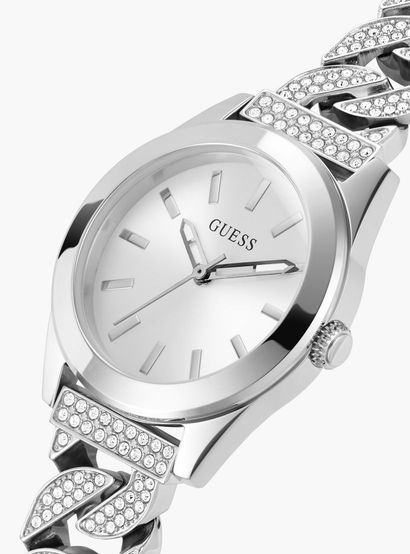 Guess Women's 32 MM Silver Analog Stainless Steel Watch GW0546L1-women-watchesandjewellery-watches-image-4