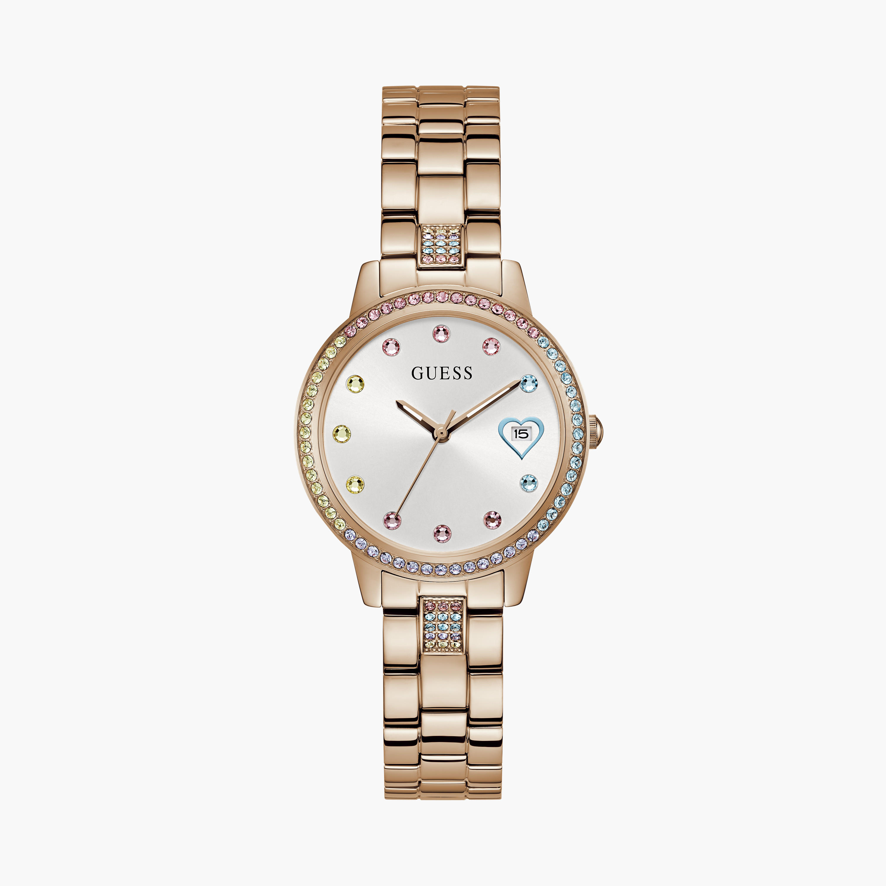 غيس- ساعة نسائية تناظرية ستانلس ستيل مقاس 34 ملمGW0657L3-women-watchesandjewellery-watches-image-1
