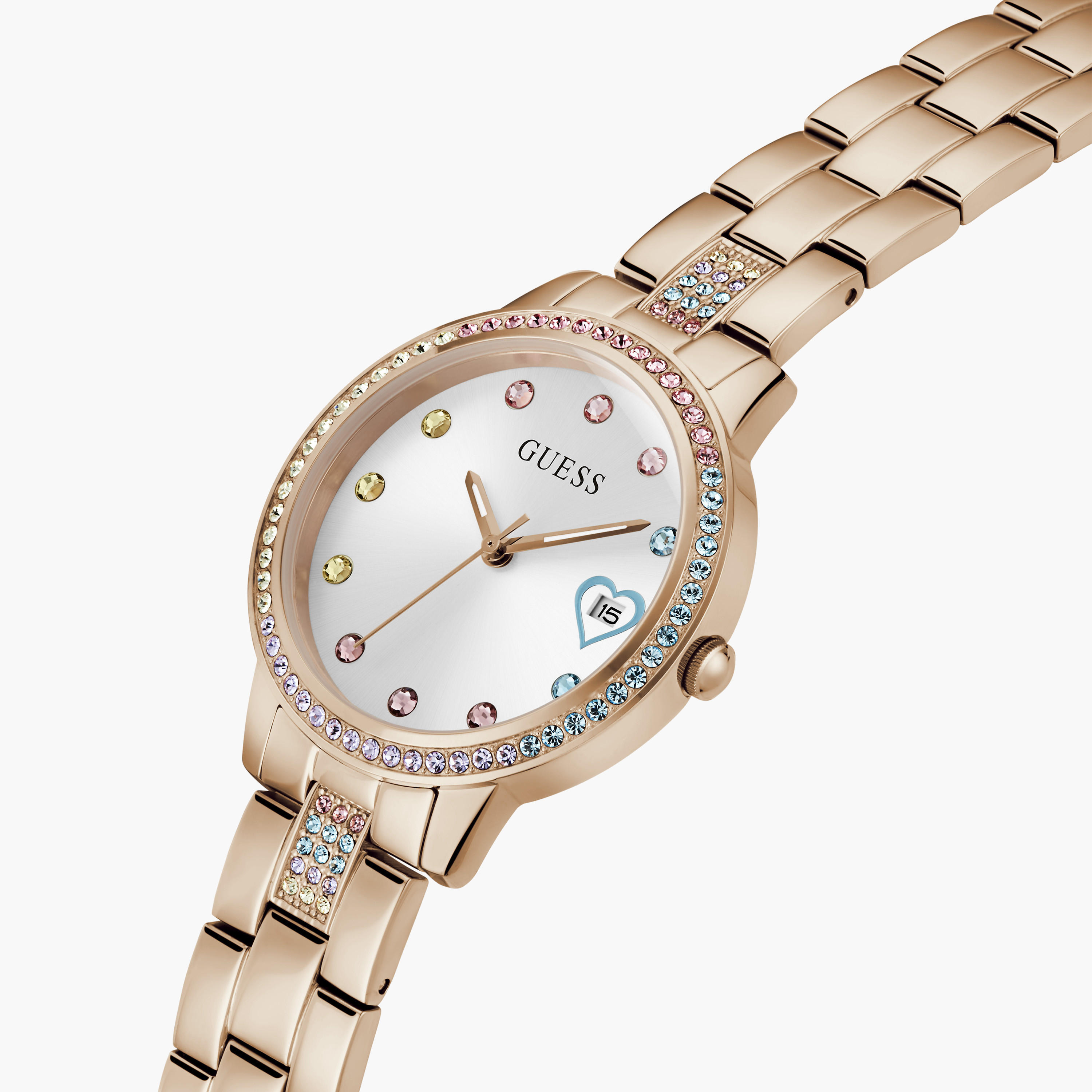 Guess Women's 34 MM Gold Analog Stainless Steel Watch GW0657L3-women-watchesandjewellery-watches-image-4
