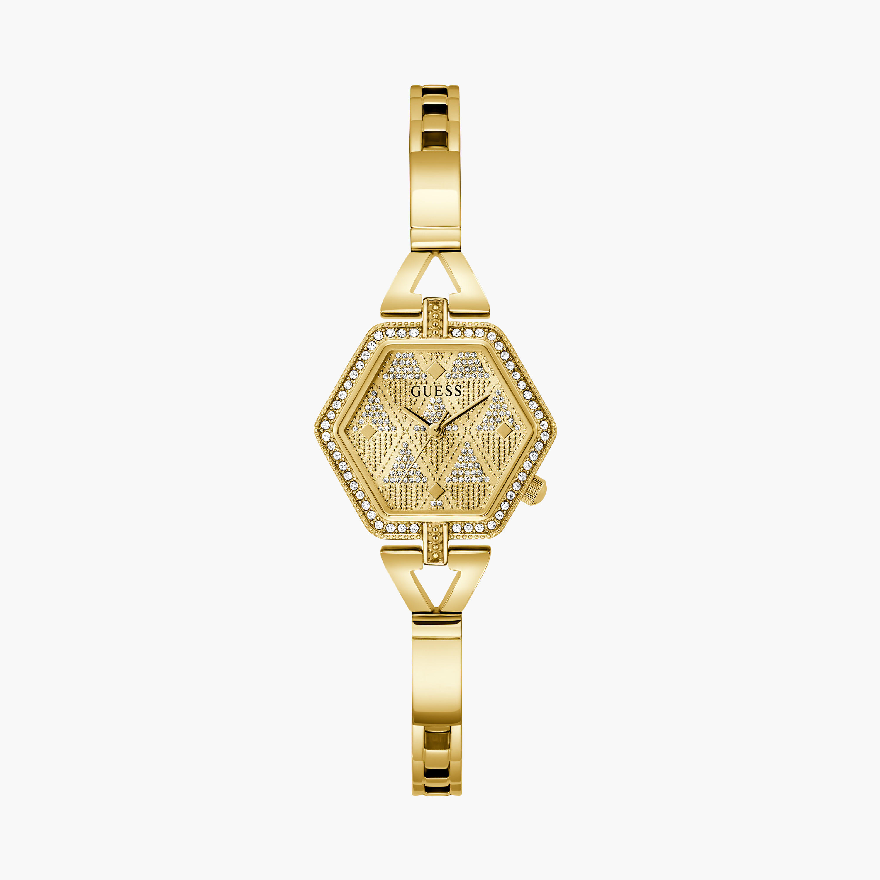 Guess Women's 28 MM Gold Analog Stainless Steel Watch GW0680L2-women-watchesandjewellery-watches-image-1