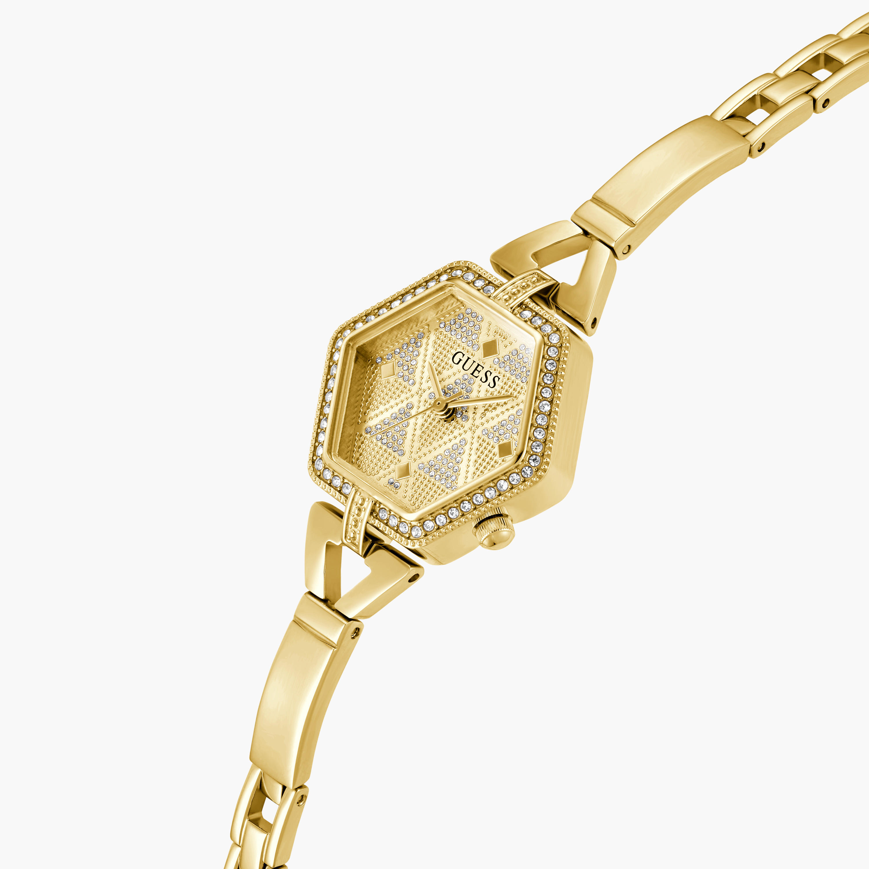 Guess Women's 28 MM Gold Analog Stainless Steel Watch GW0680L2-women-watchesandjewellery-watches-image-4
