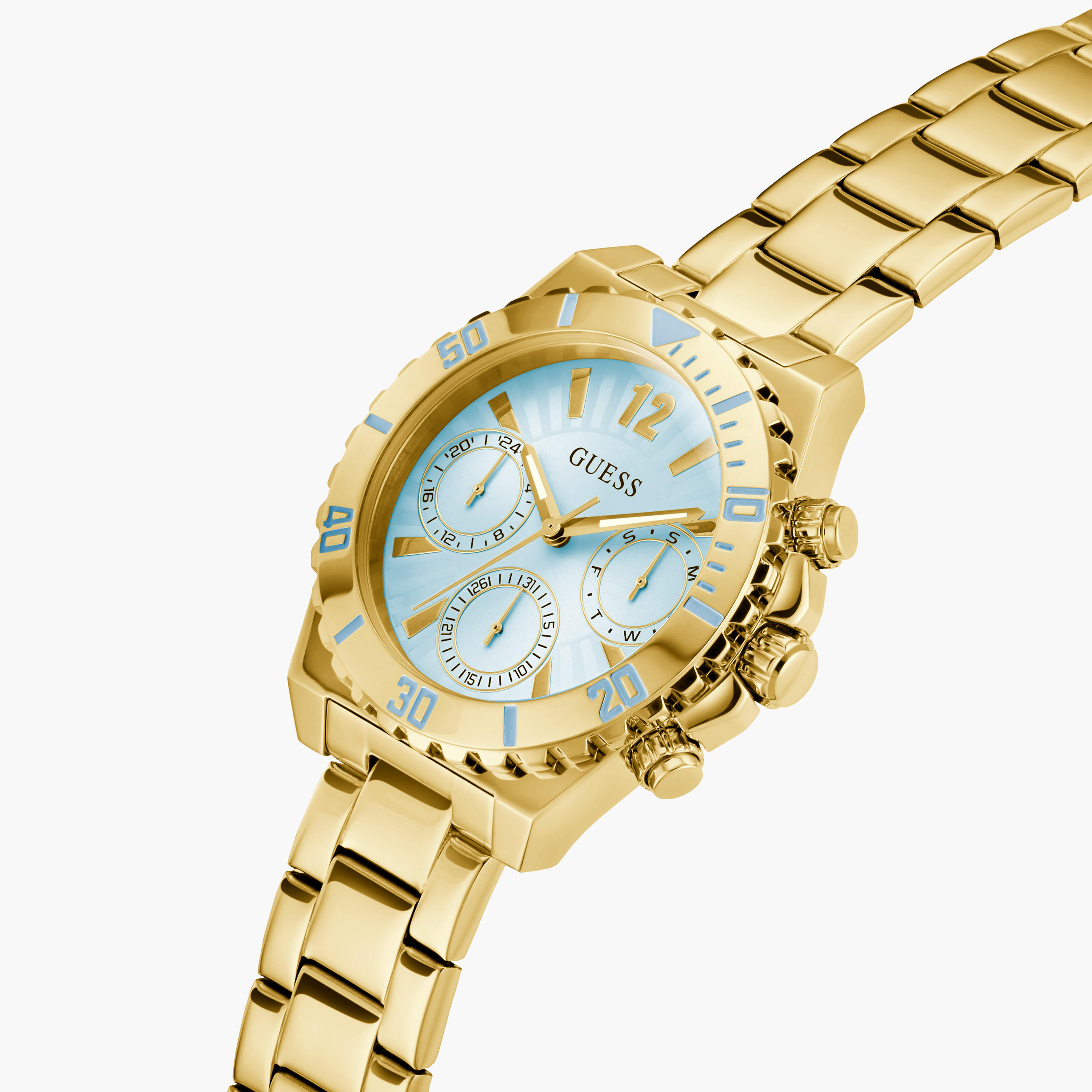 Guess Women's 38 MM Gold Chronograph Stainless Steel Watch GW0696L2-women-watchesandjewellery-watches-image-4