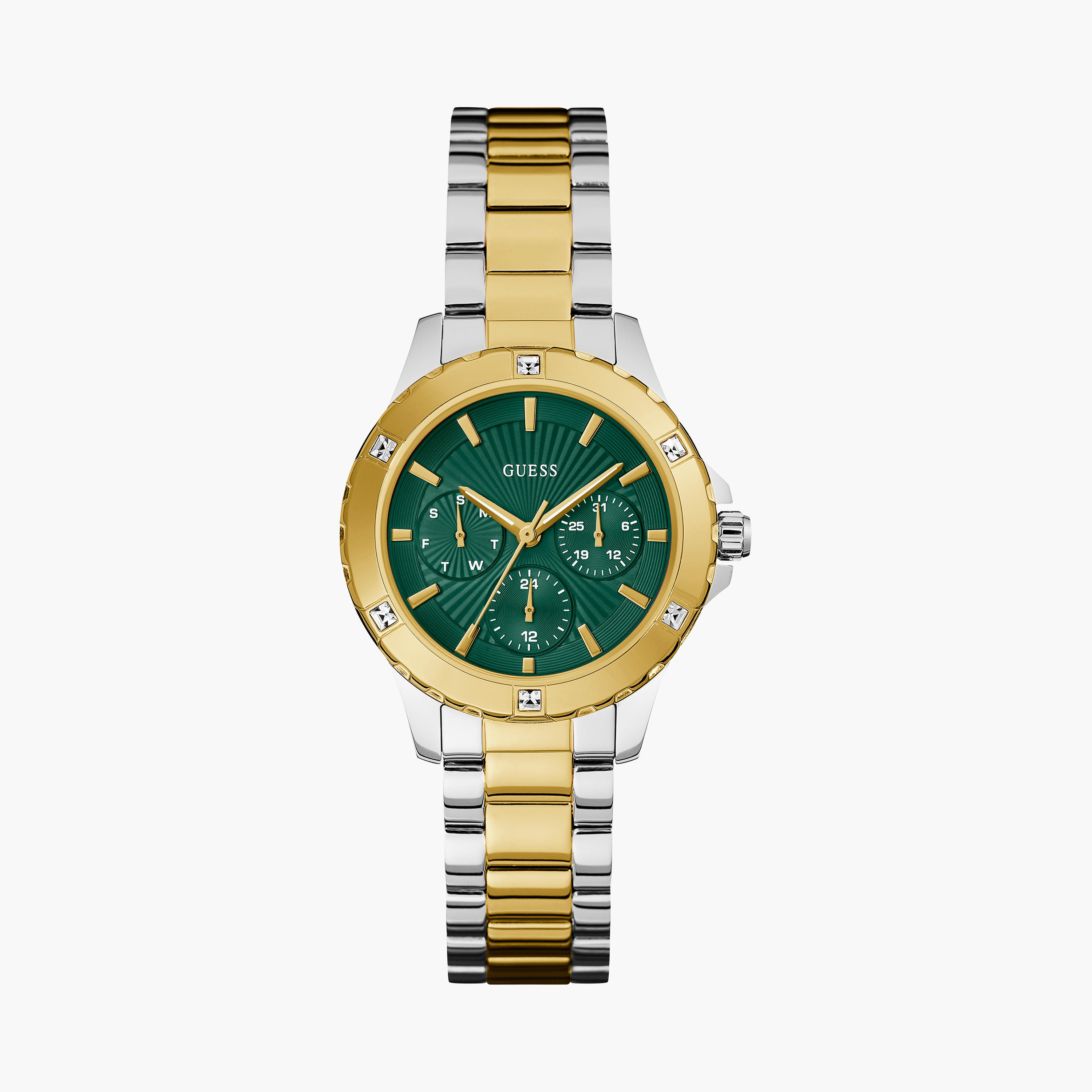 غيس- ساعة نسائية كرونوغراف مقاس 35 ملم ستانلس ستيلGW0723L1-women-watchesandjewellery-watches-image-1
