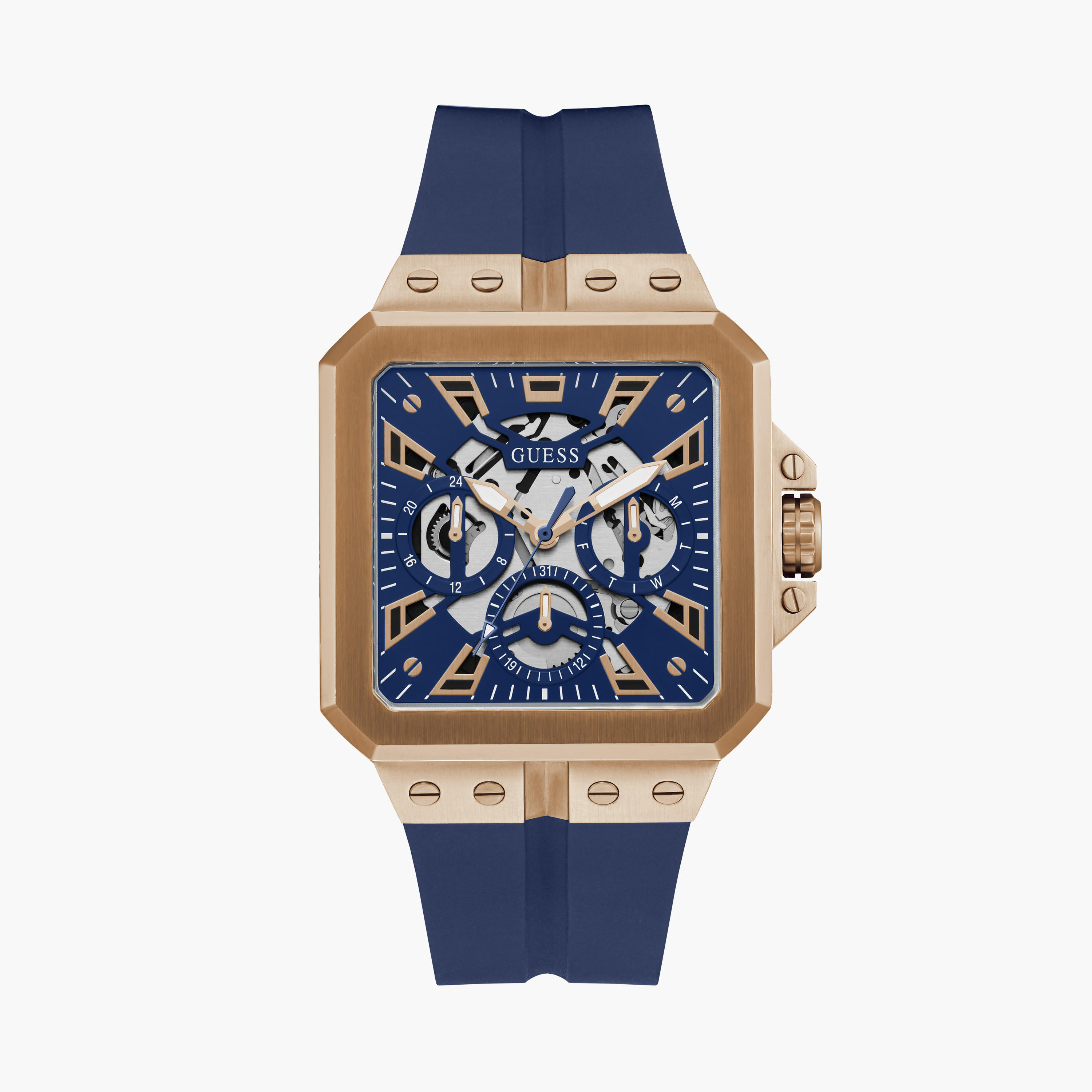 Guess Men's 42 MM Blue Chronograph Watch GW0637G3-men-watchesandjewellery-watches-image-1