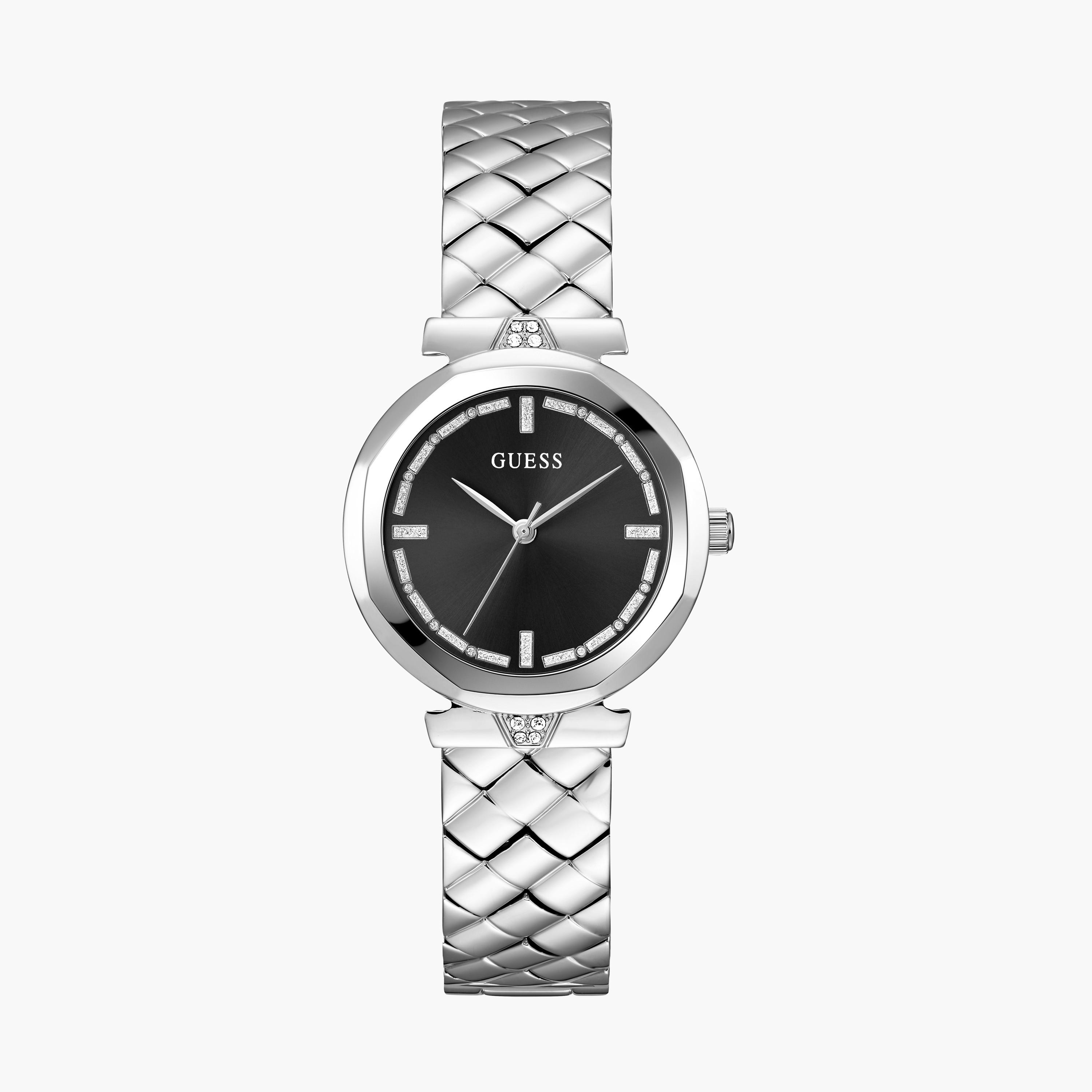 Guess Women's 34 MM Silver Analog Stainless Steel Watch GW0613L1-women-watchesandjewellery-watches-image-1