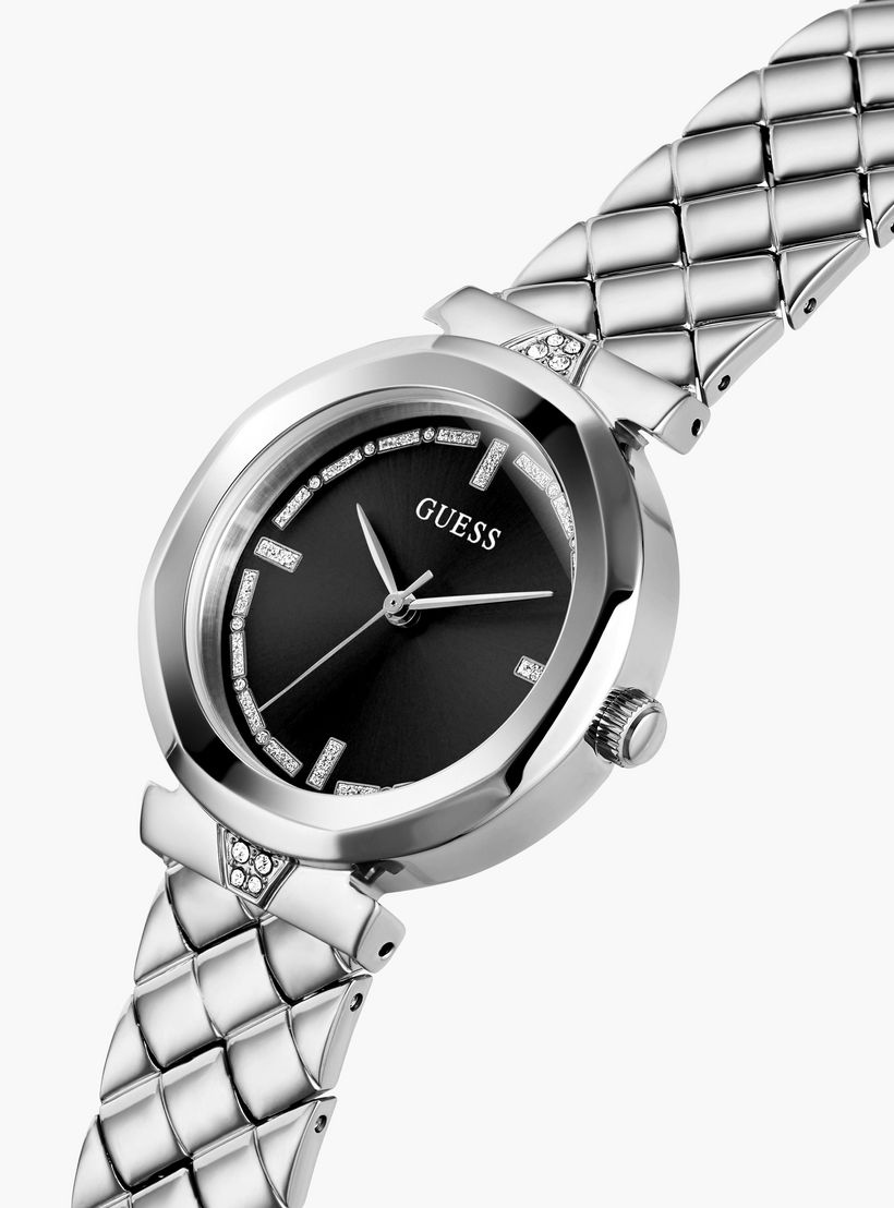 Guess Women's 34 MM Silver Analog Stainless Steel Watch GW0613L1-women-watchesandjewellery-watches-image-4