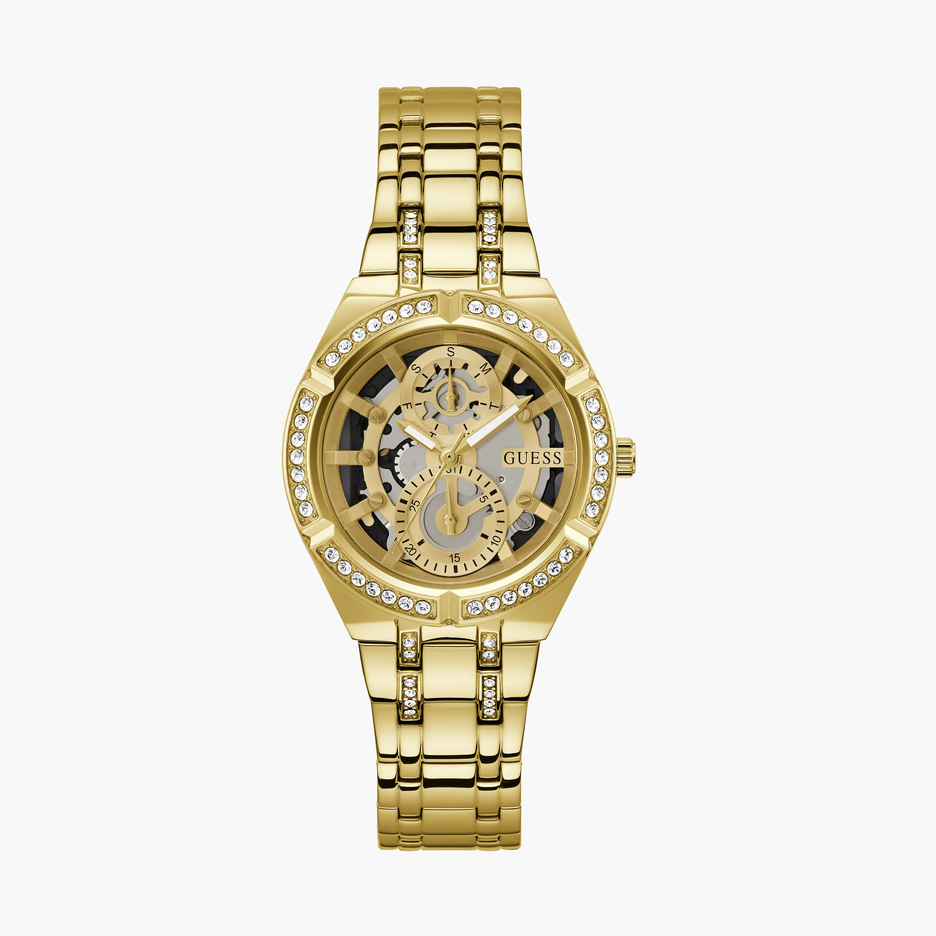 غيس- ساعة نسائية تناظرية مقاس 36 ملم ستانلس ستيلGW0604L2-women-watchesandjewellery-watches-image-1