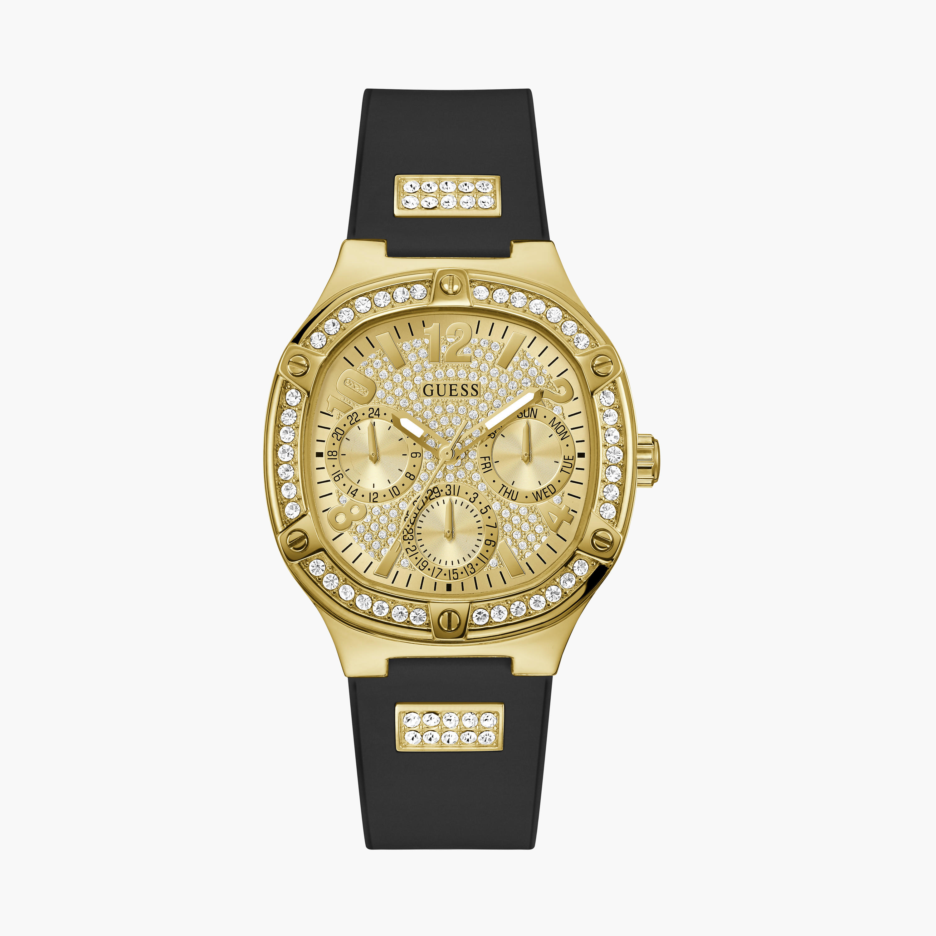 Guess Women's 40 MM Black Chronograph Watch GW0619L2-women-watchesandjewellery-watches-image-1