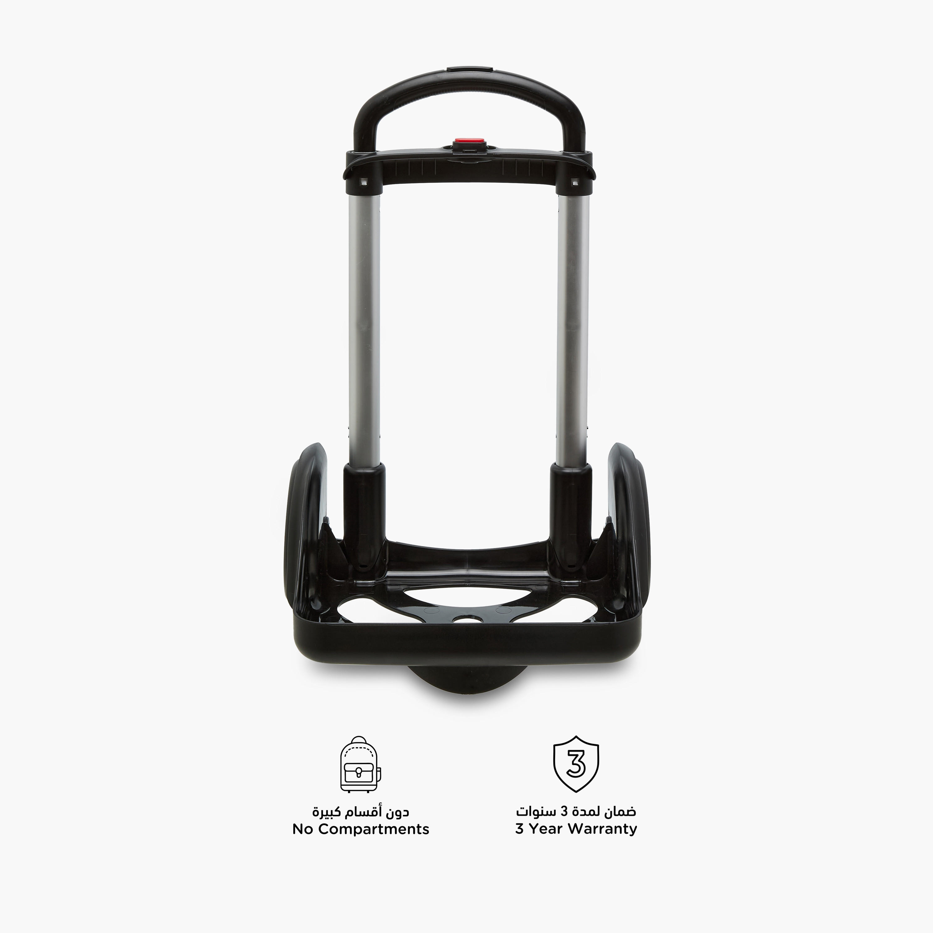 SHOUT Solid Trolley Bag for Kids 5-13+ Years with Retractable Handle -school-bagsandbackpacks-trolleybags-image-2