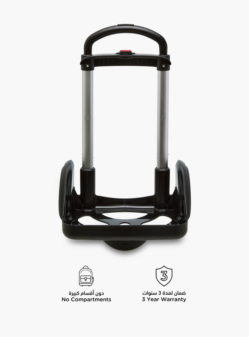 SHOUT Solid Trolley Bag for Kids 5-13+ Years with Retractable Handle -school-bagsandbackpacks-trolleybags-image-2