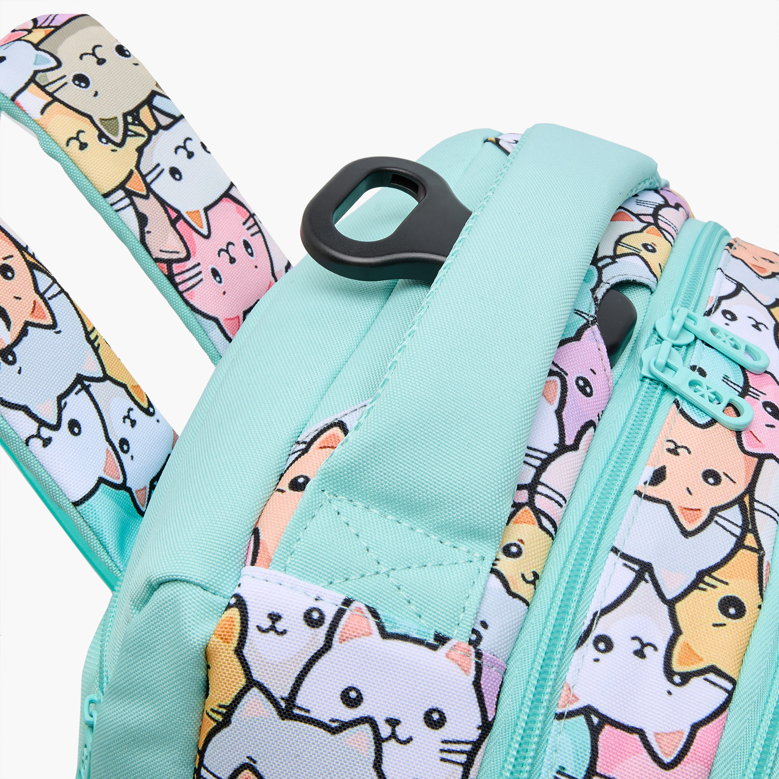 شنطة ظهر 3 أقسام بحمالات قابلة للتعديل وسحاب إغلاق وطبعات من شوت - 32x20x45 سم-school-bagsandbackpacks-backpacks-image-8