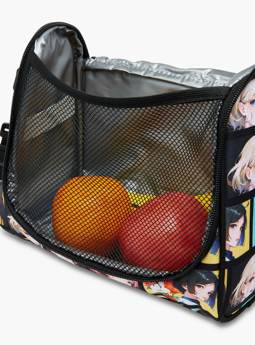 SHOUT Anime Print Lunch Bag with Zip Closure-school-lunchessentials-lunchbags-image-7