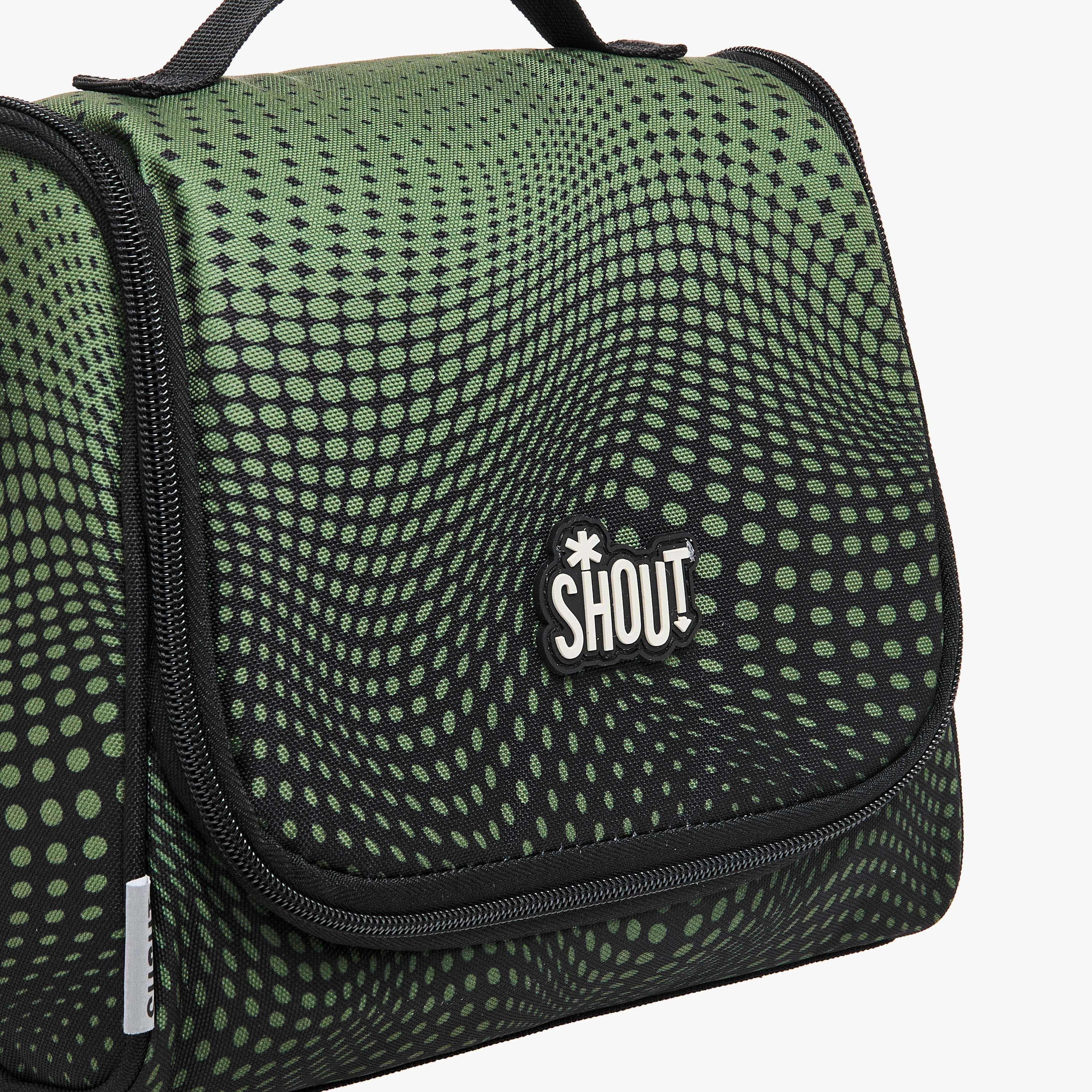 SHOUT Printed Lunch Bag with Zip Closure-school-lunchessentials-lunchbags-image-3