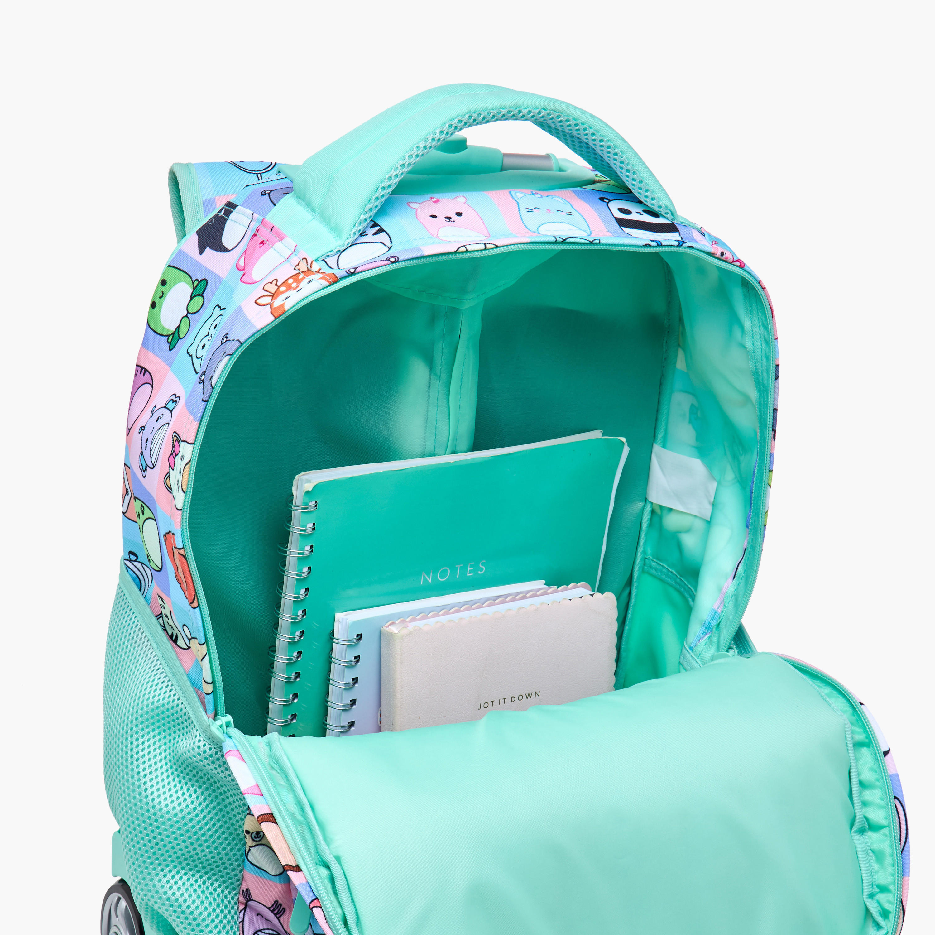 Unique-O Animal Print Trolley Bag for Girls 5-8 Years with Retractable Handle -school-bagsandbackpacks-trolleybags-image-16