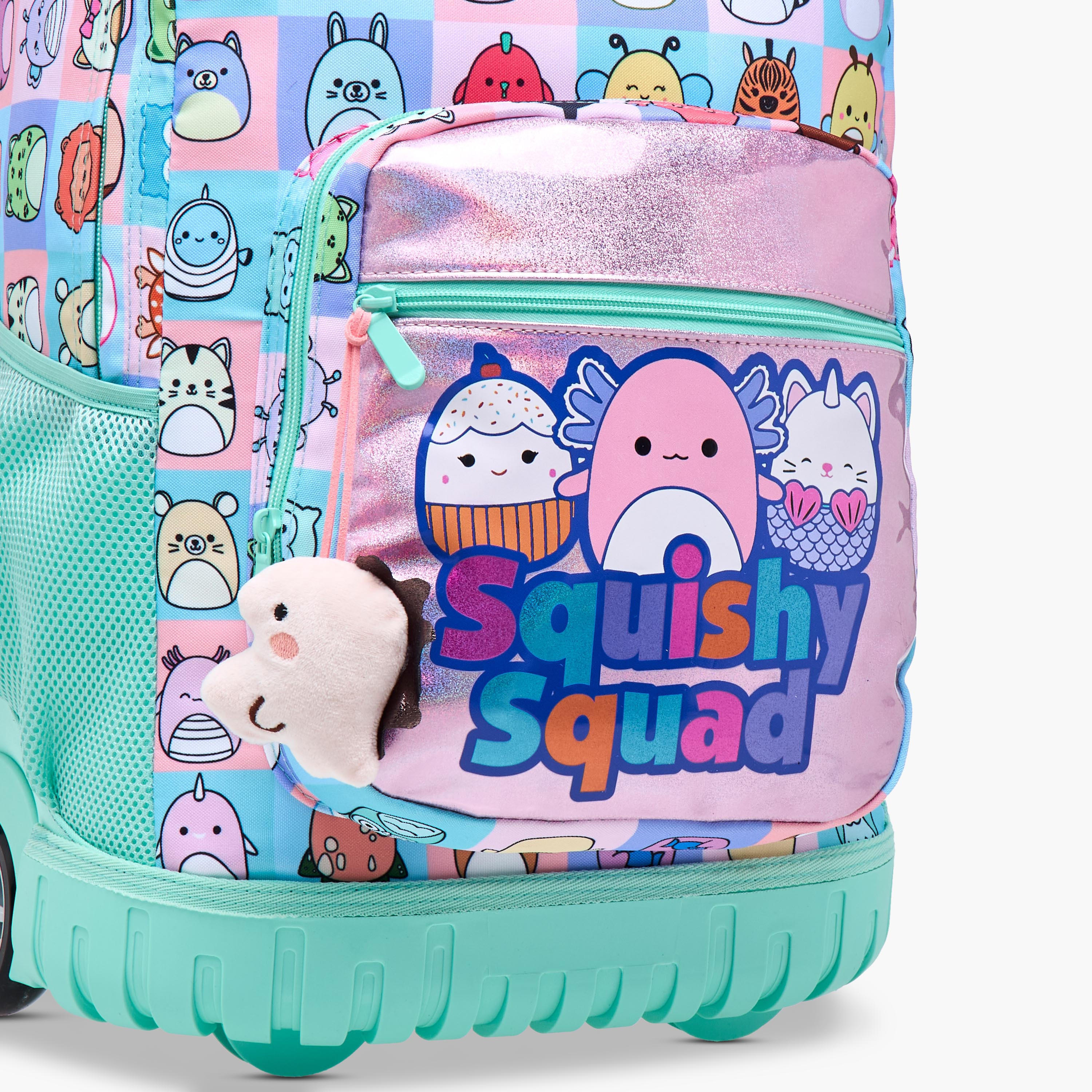 Unique-O Animal Print Trolley Bag for Girls 5-8 Years with Retractable Handle -school-bagsandbackpacks-trolleybags-image-8