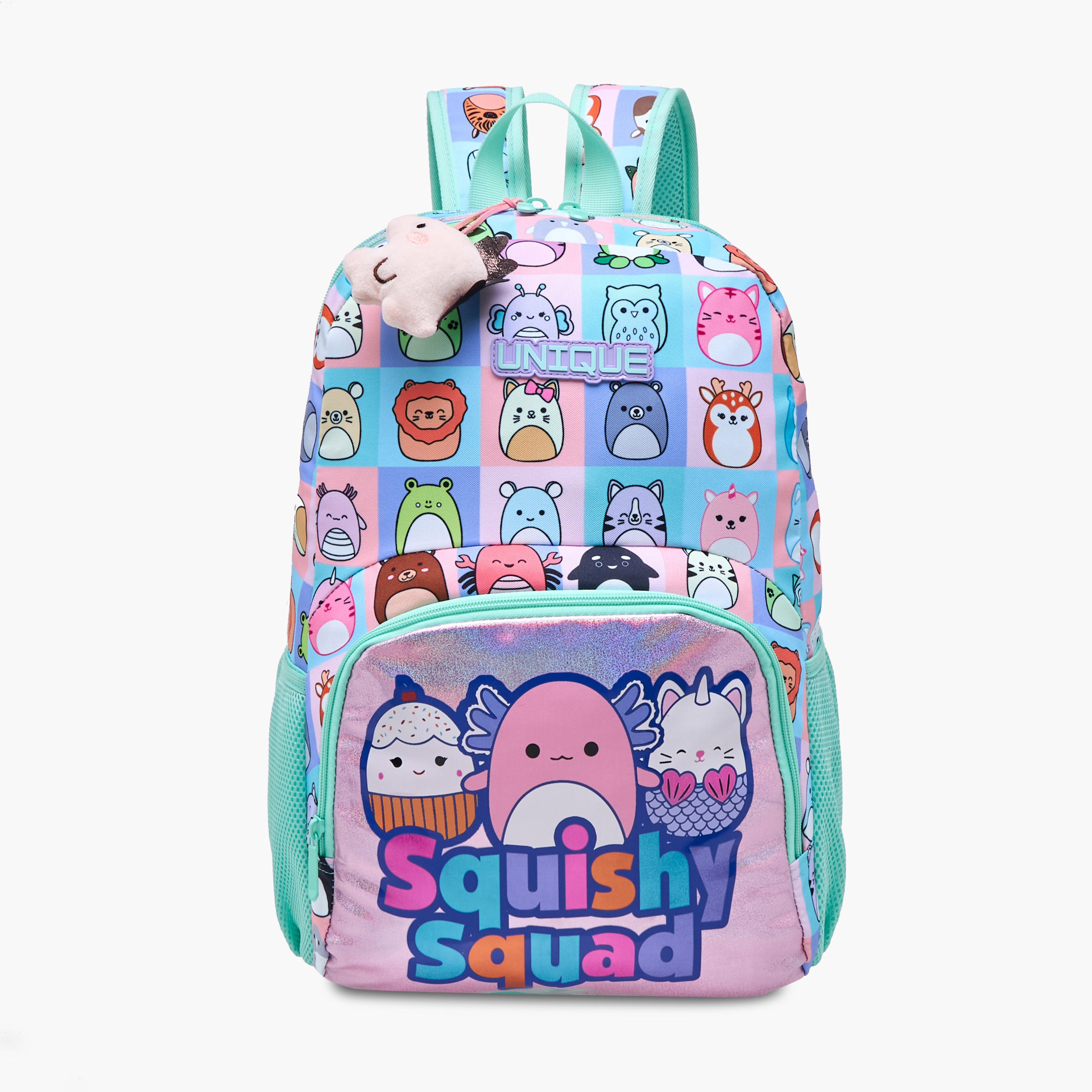 Unique-O Squishy Squad Print Backpack with Adjustable Straps and Zip Closure - 30x19x45 cms-school-bagsandbackpacks-backpacks-image-1