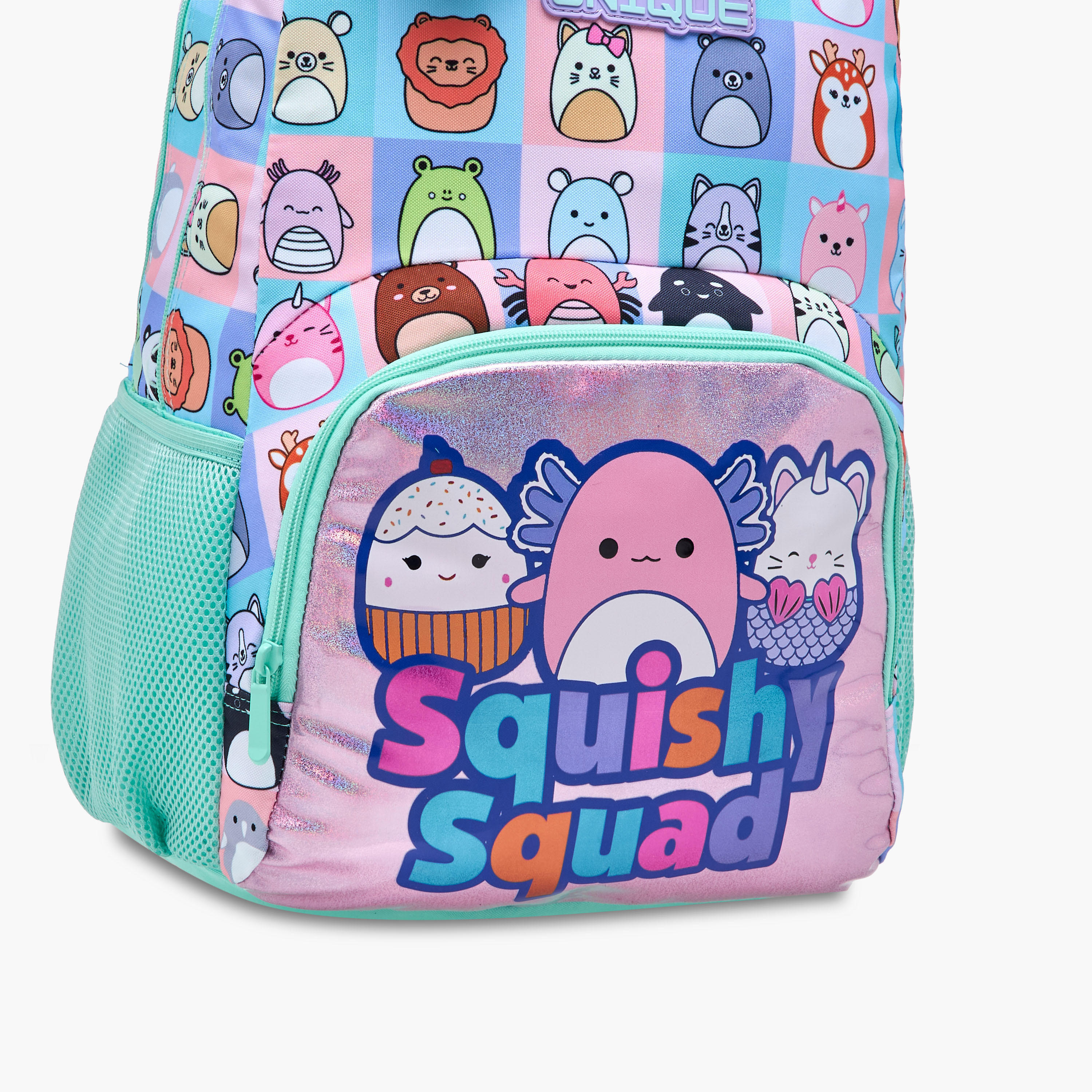 Unique-O Squishy Squad Print Backpack with Adjustable Straps and Zip Closure - 30x19x45 cms-school-bagsandbackpacks-backpacks-image-7