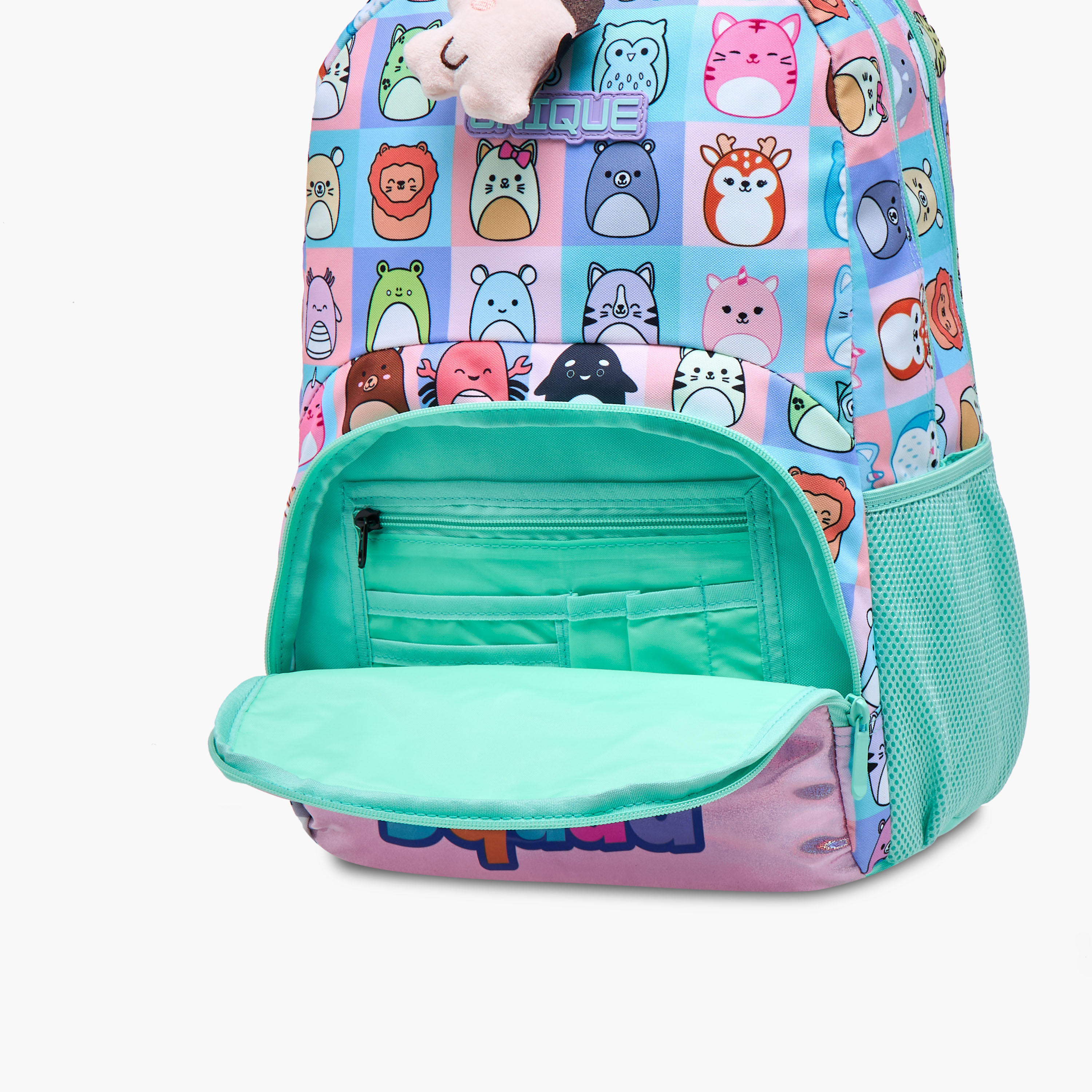 Unique-O Squishy Squad Print Backpack with Adjustable Straps and Zip Closure - 30x19x45 cms-school-bagsandbackpacks-backpacks-image-9
