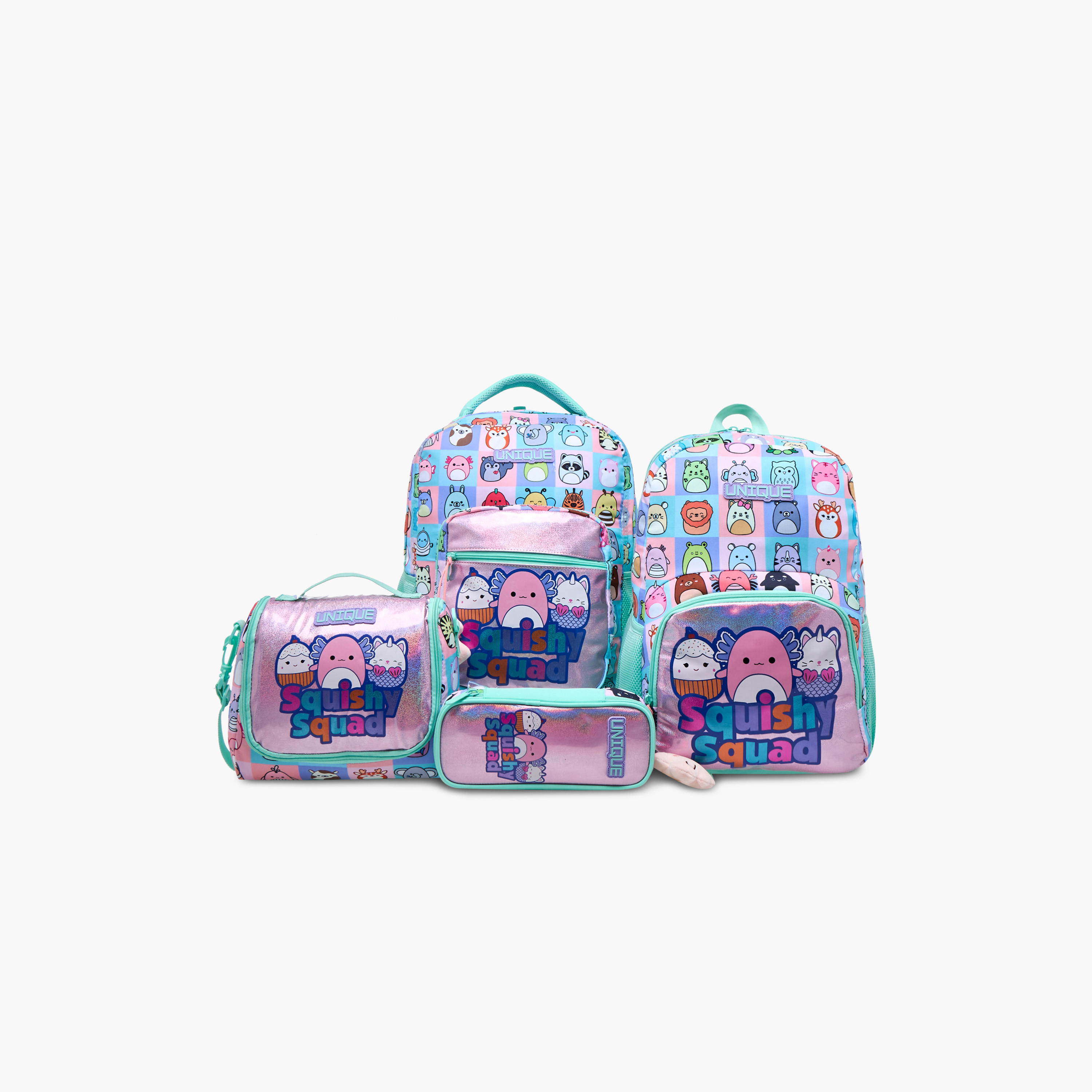 Unique-O Squishy Squad Print Lunch Bag with Zip Closure-school-lunchessentials-lunchbags-image-9