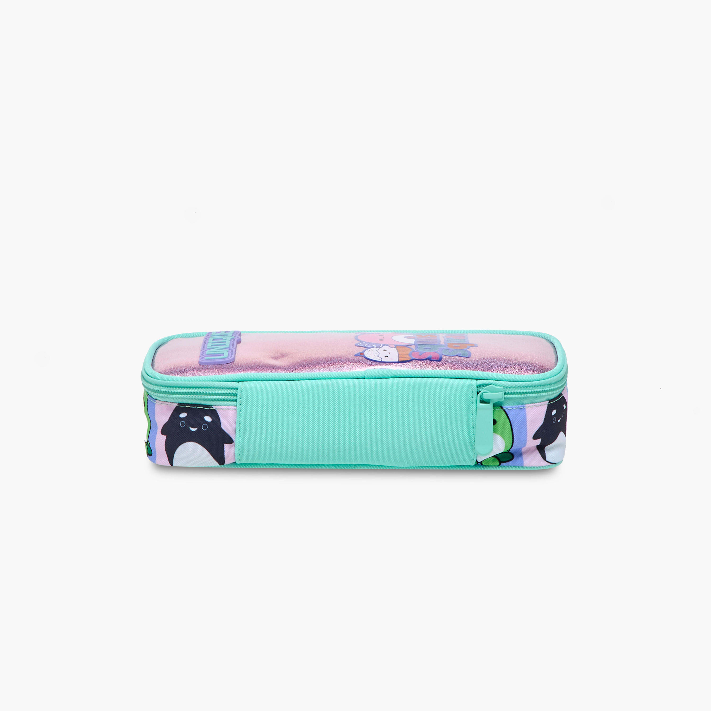 Unique-O Squishy Squad Print Pencil Case with Zip Closure-school-stationery-pencilcases-image-3