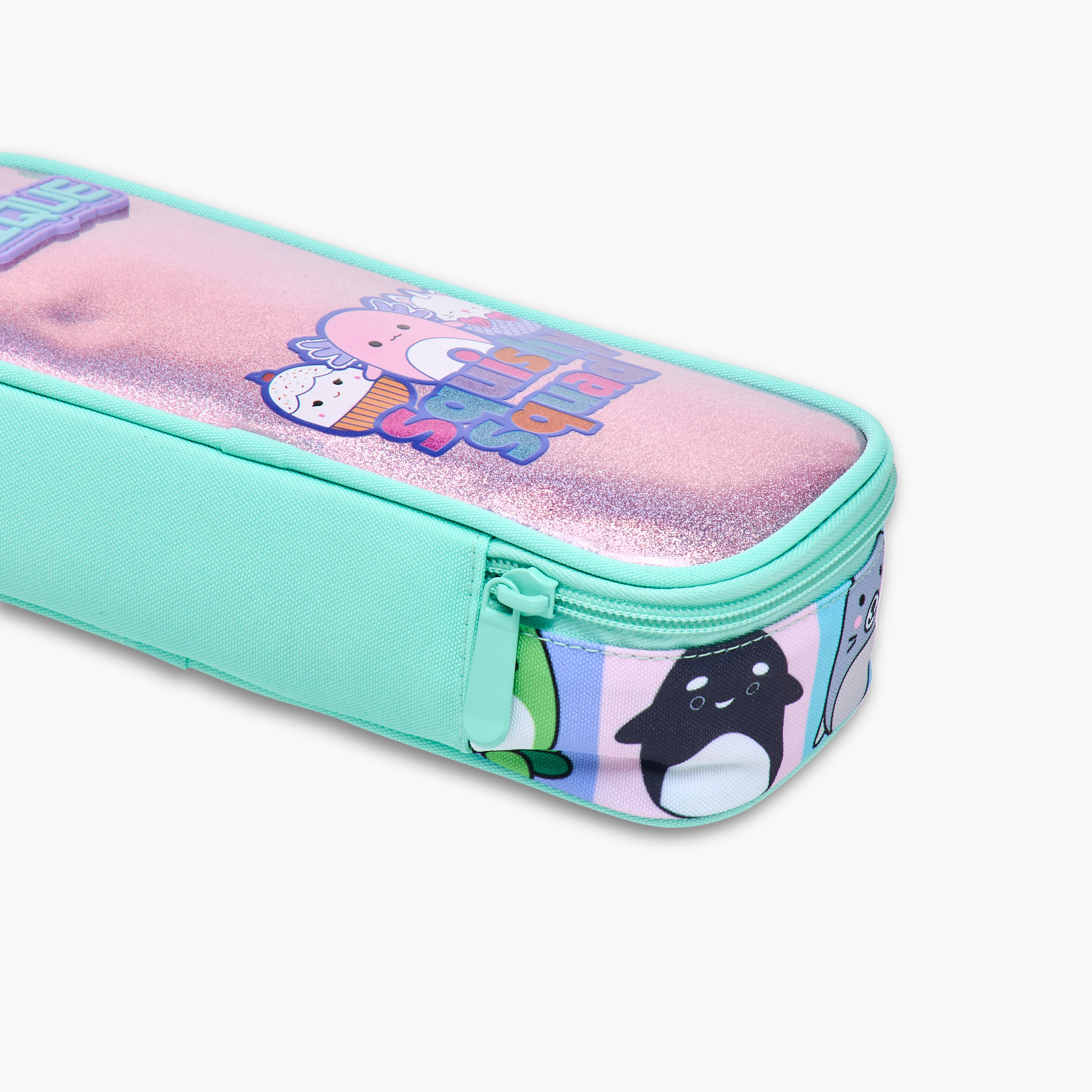 Unique-O Squishy Squad Print Pencil Case with Zip Closure-school-stationery-pencilcases-image-5