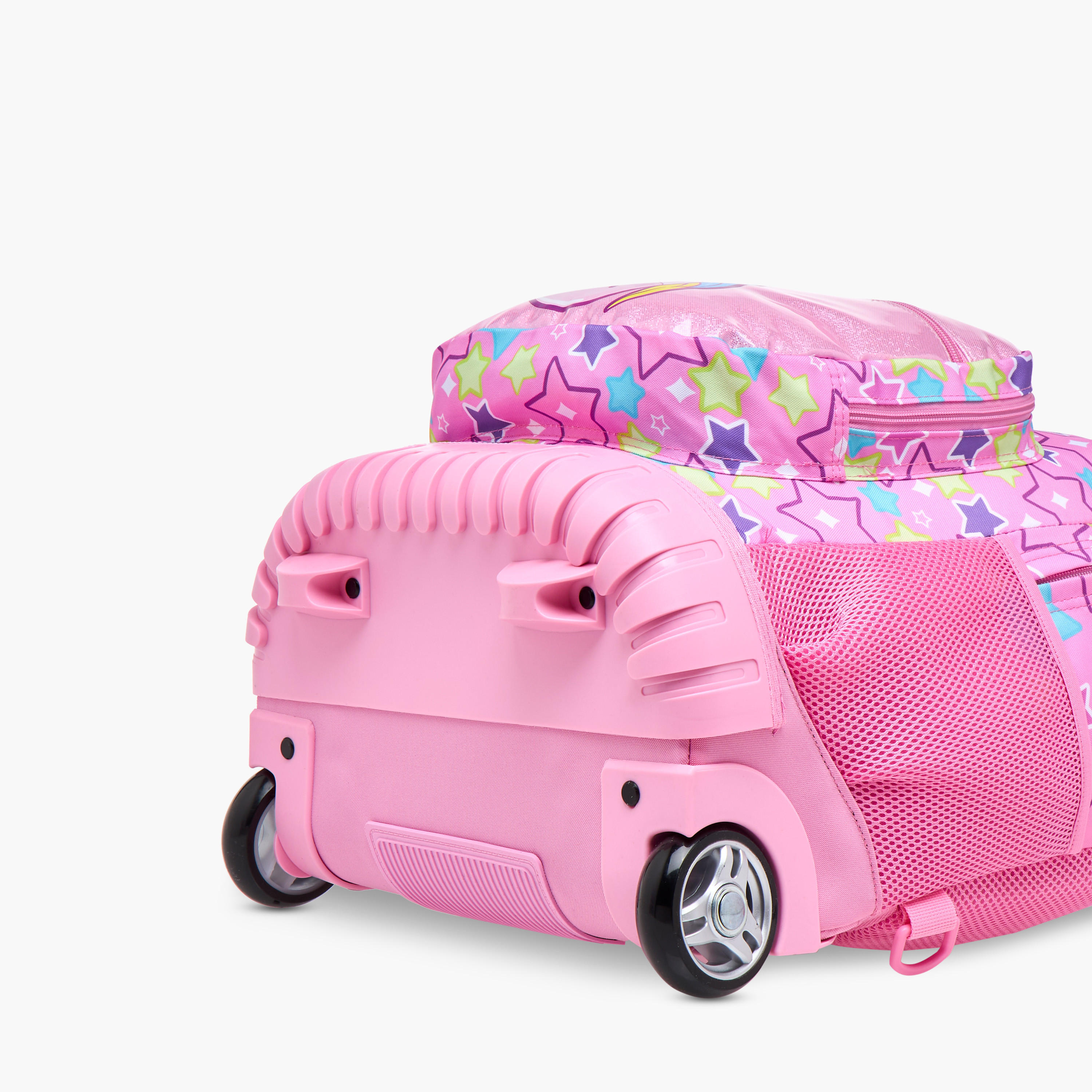 Unique-O Unicorn Trolley Bag for Girls 5-8 Years with Retractable Handle -school-bagsandbackpacks-trolleybags-image-11