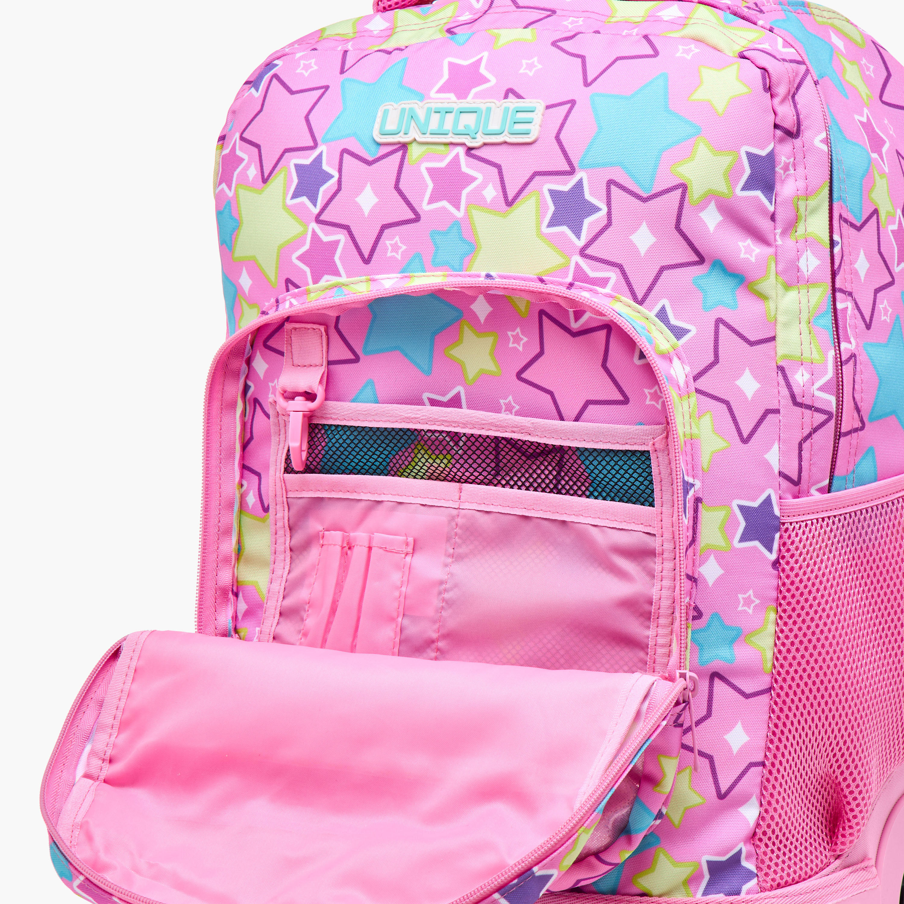Unique-O Unicorn Trolley Bag for Girls 5-8 Years with Retractable Handle -school-bagsandbackpacks-trolleybags-image-13