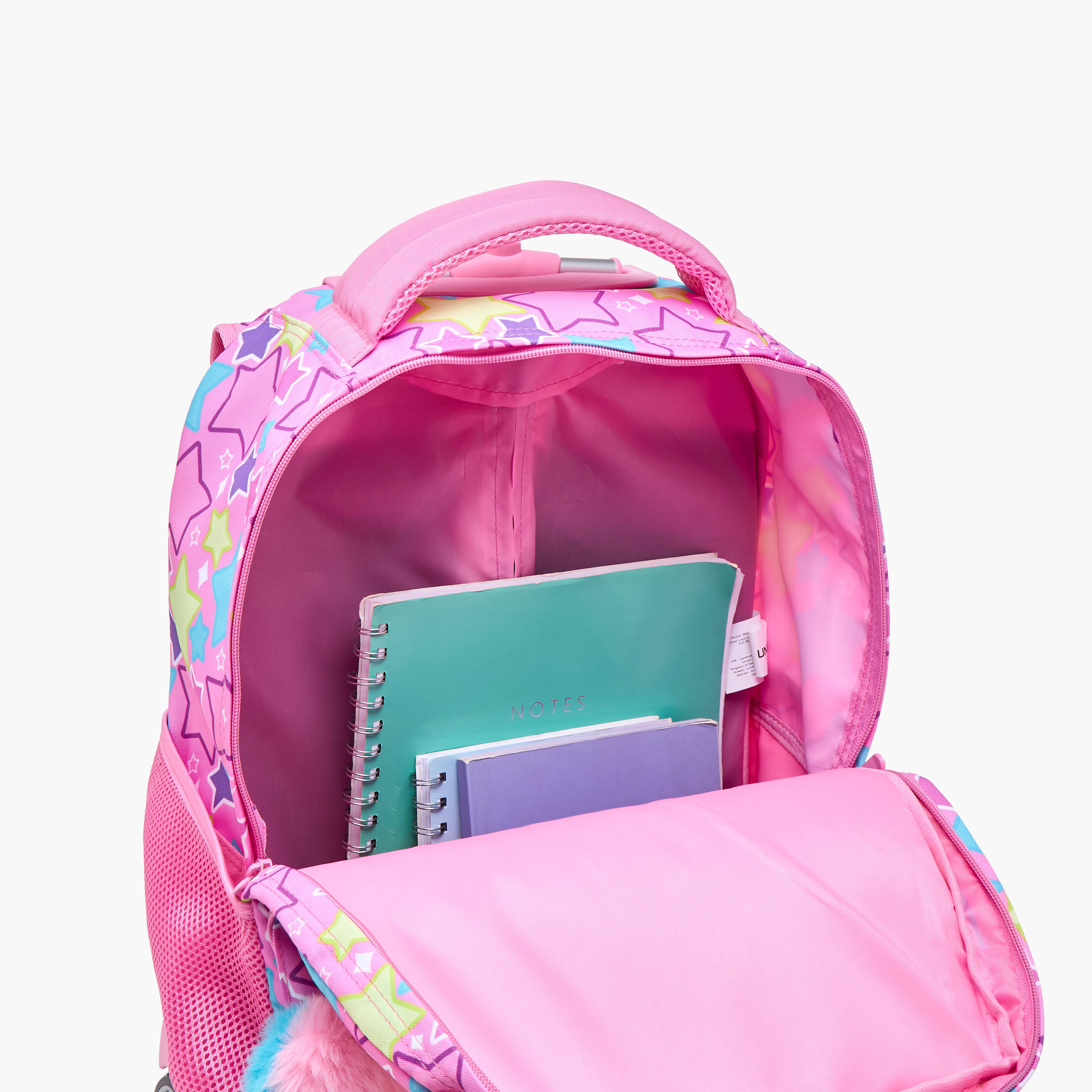 Unique-O Unicorn Trolley Bag for Girls 5-8 Years with Retractable Handle -school-bagsandbackpacks-trolleybags-image-15
